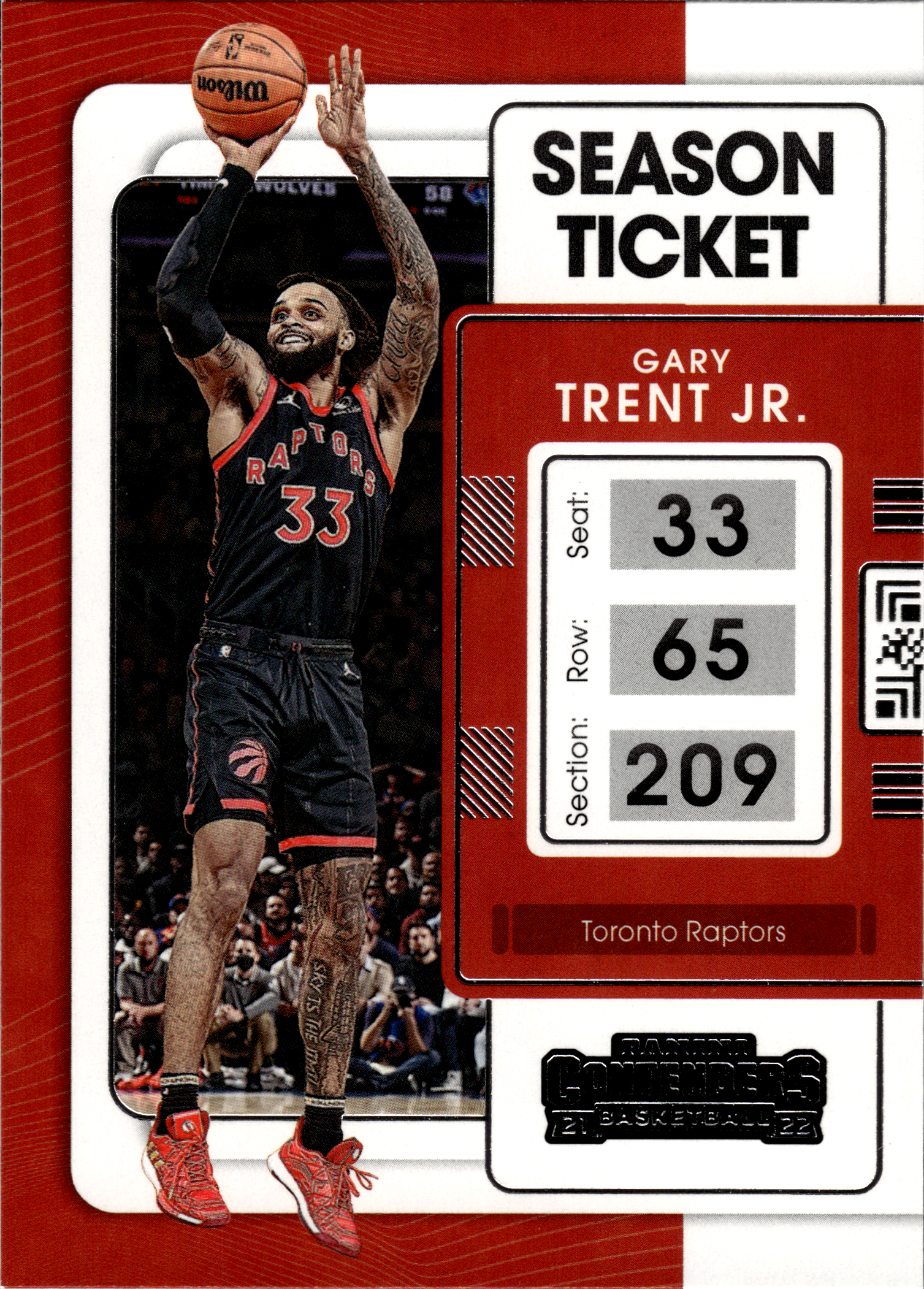 Gary Trent Jr. - Panini Contenders Season Ticket 2021-22, Nr. 21 (Art.-Nr. SG103703)