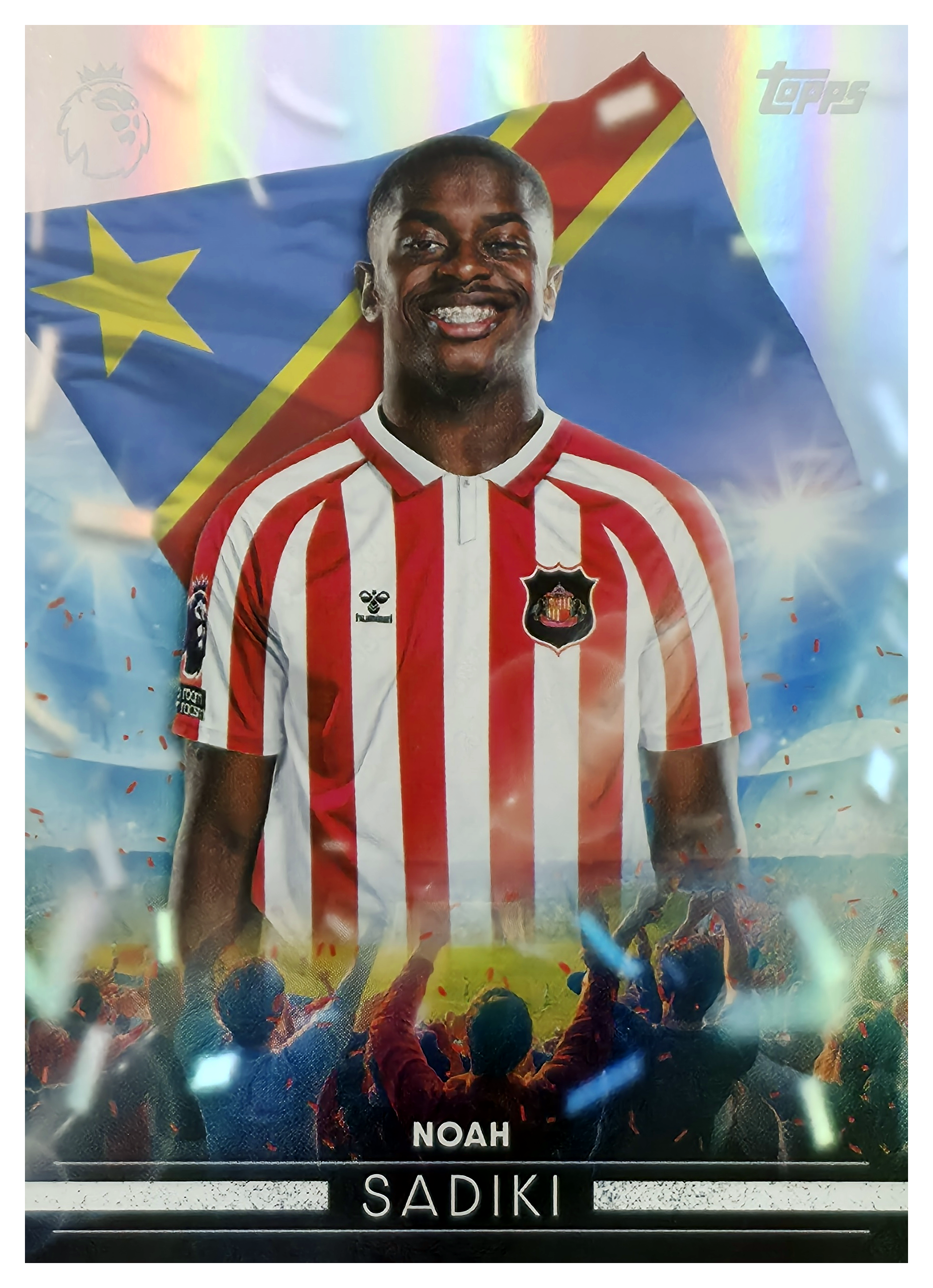 Noah Sadiki - Topps Flagship Premier League Flying the Flag 2026-27, Nr. FF 23 – Insert (Art.-Nr. SG105157)