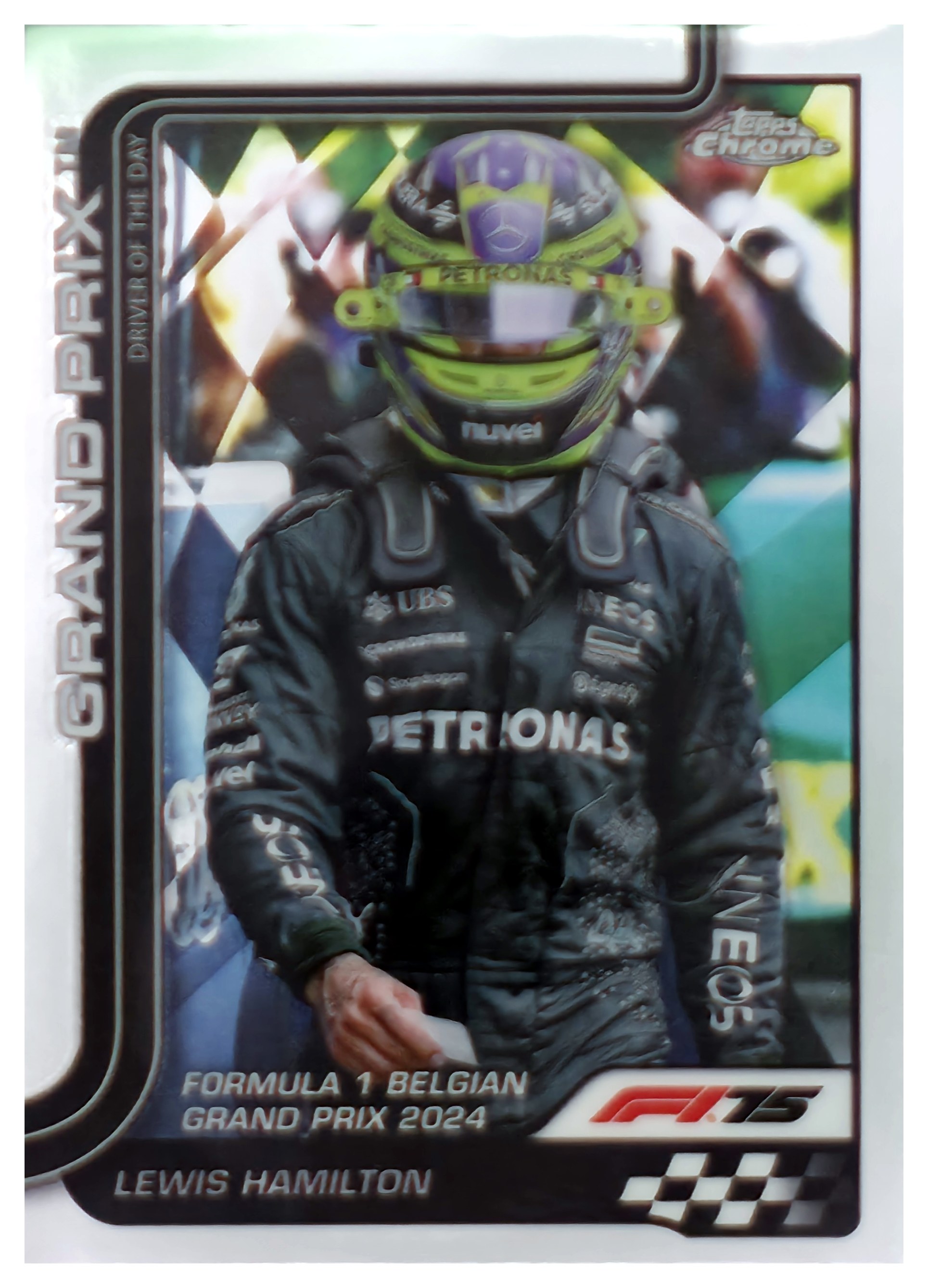 Lewis Hamilton - Topps Chrome Formula 1 Grand Prix Driver of the Day 2025, Nr. 135 (Art.-Nr. SG109006)