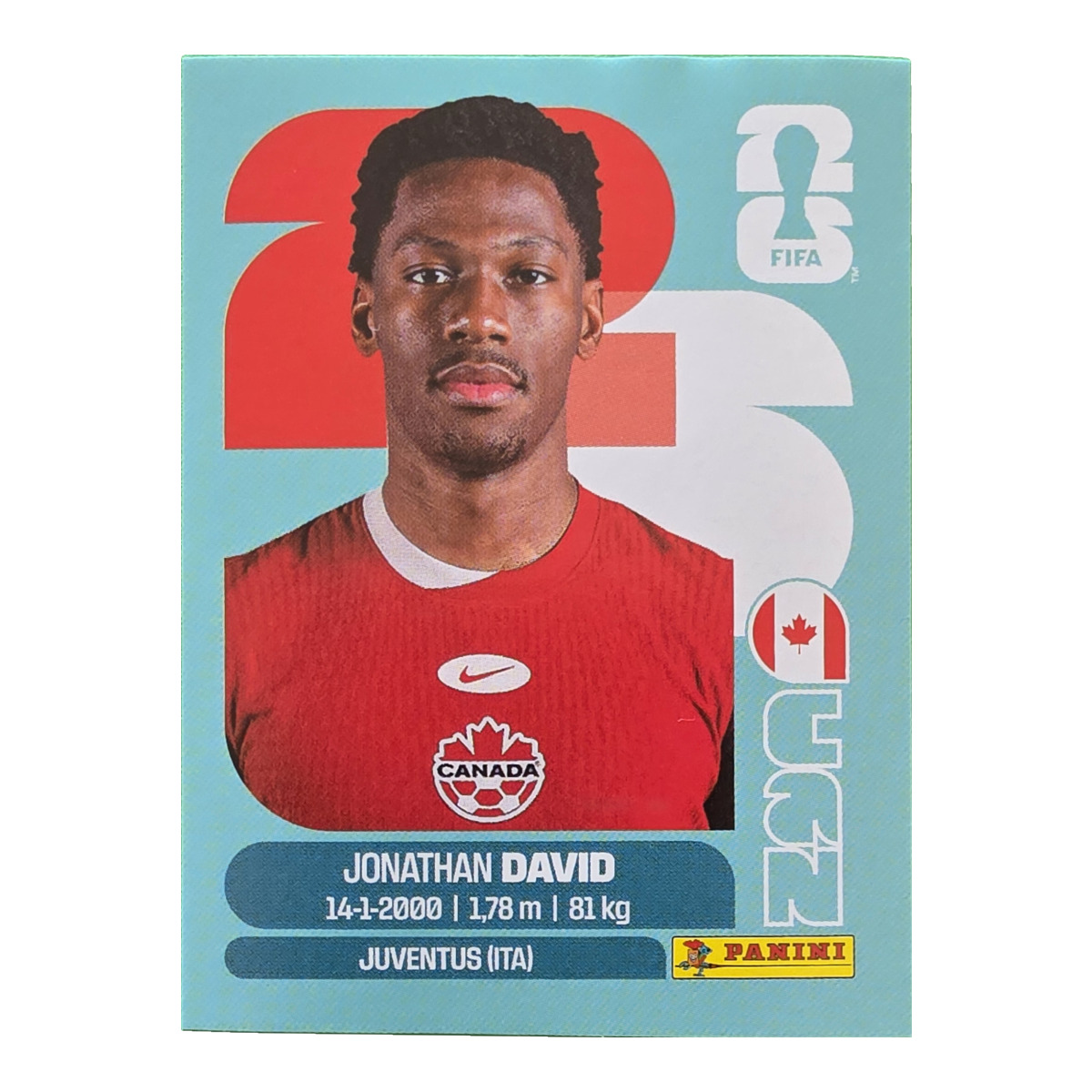 Jonathan David - Kanada, FIFA WM 2026, Nr. CAN20