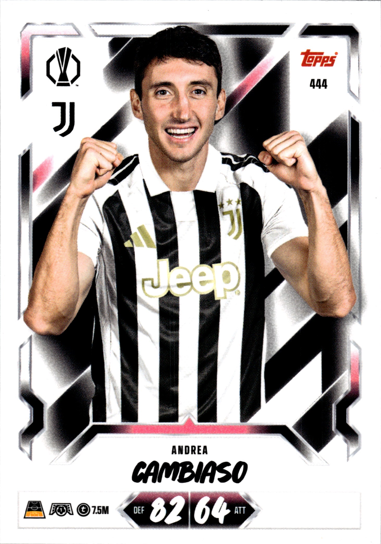 Andrea Cambiaso - Topps Match Attax UEFA Club Competitions Base Set 2026-27, Nr. 444 (Art.-Nr. SG107373)
