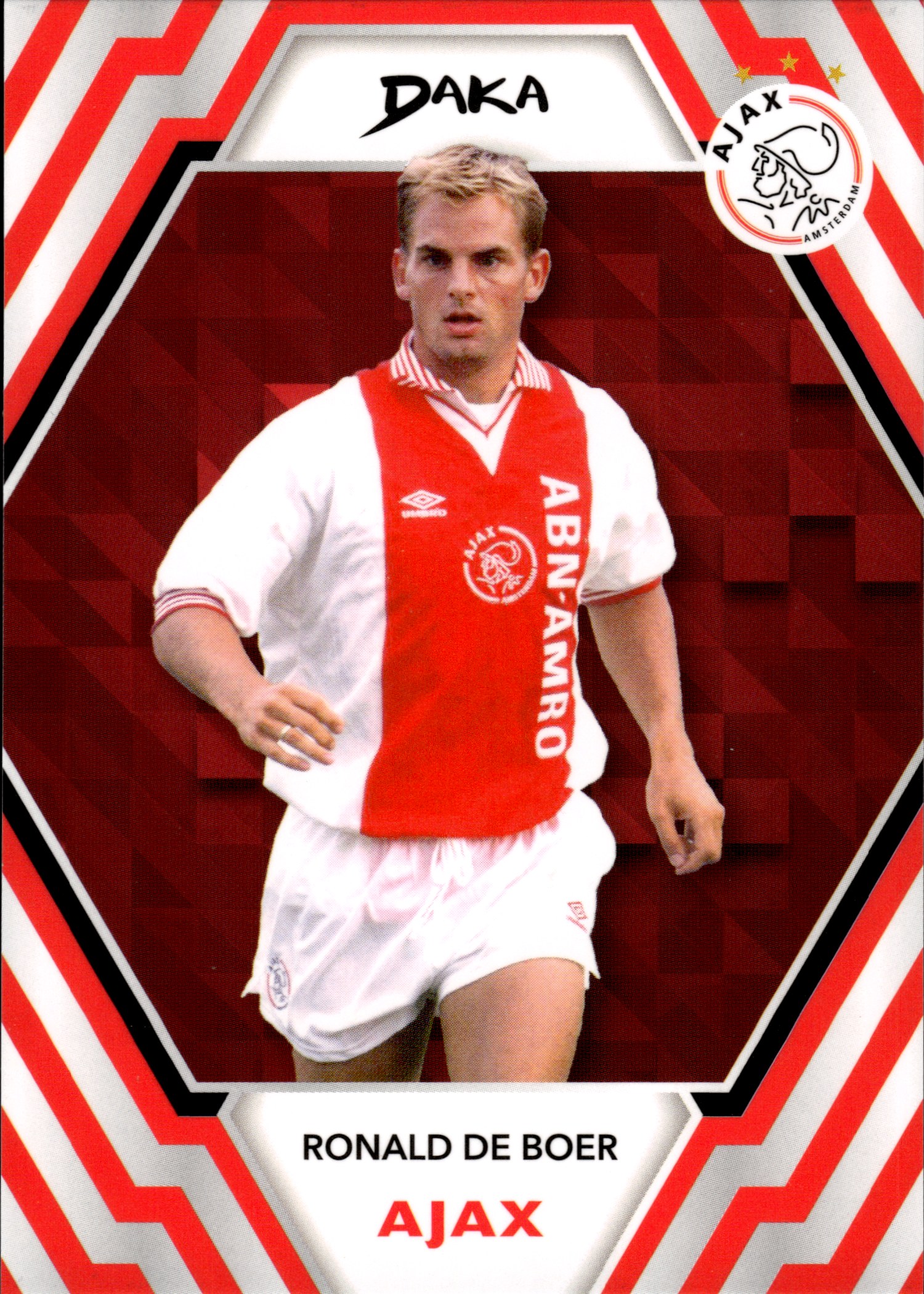 Ronald de Boer - DAKA Ajax Set Base Set 2024-25, Nr. NO-27 (Art.-Nr. SG110016)