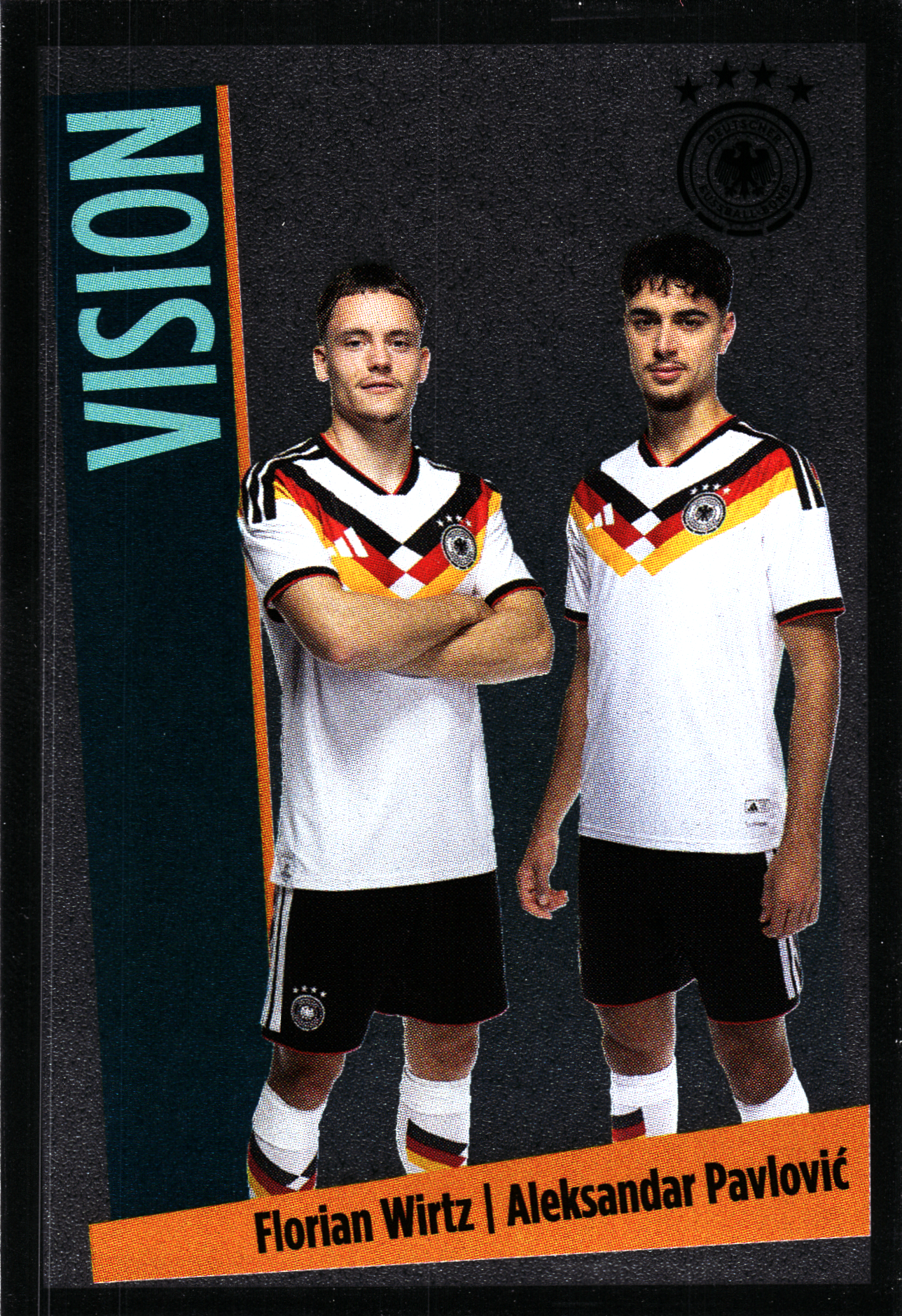 Florian Wirtz | Aleksandar Pavlović - Panini FIFA World Cup DFB-Sammelkarten 2026, Nr. 5 – Chrome (Art.-Nr. SG102515)