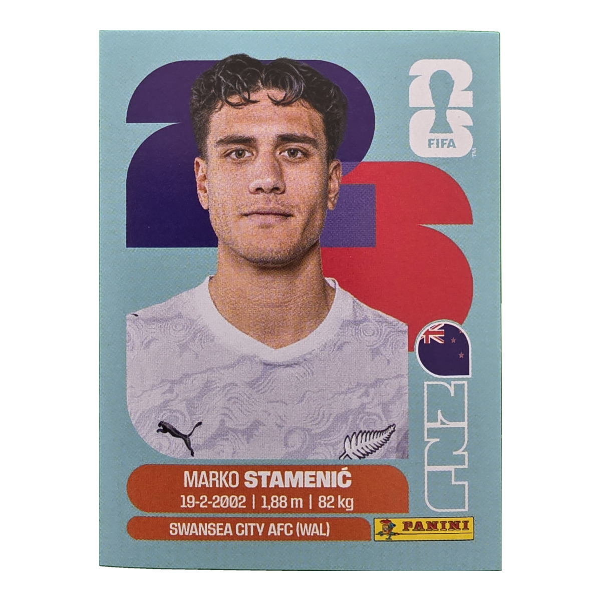Marko Stamenić - Neuseeland, FIFA WM 2026, Nr. NZL15