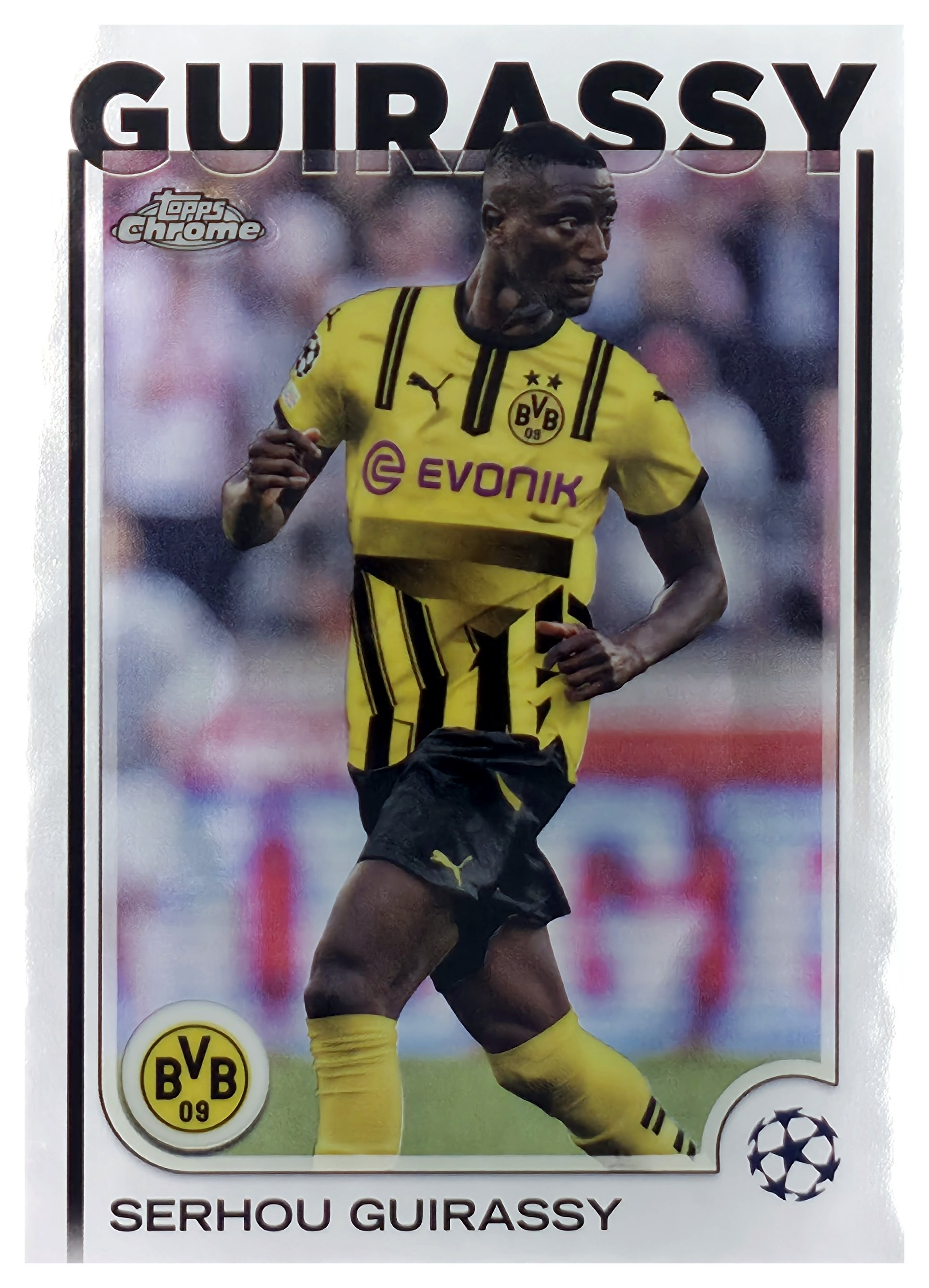 Serhou Guirassy - Topps Chrome UEFA Club Competitions Base Set 2024-25, Nr. 51 (Art.-Nr. SG108121)