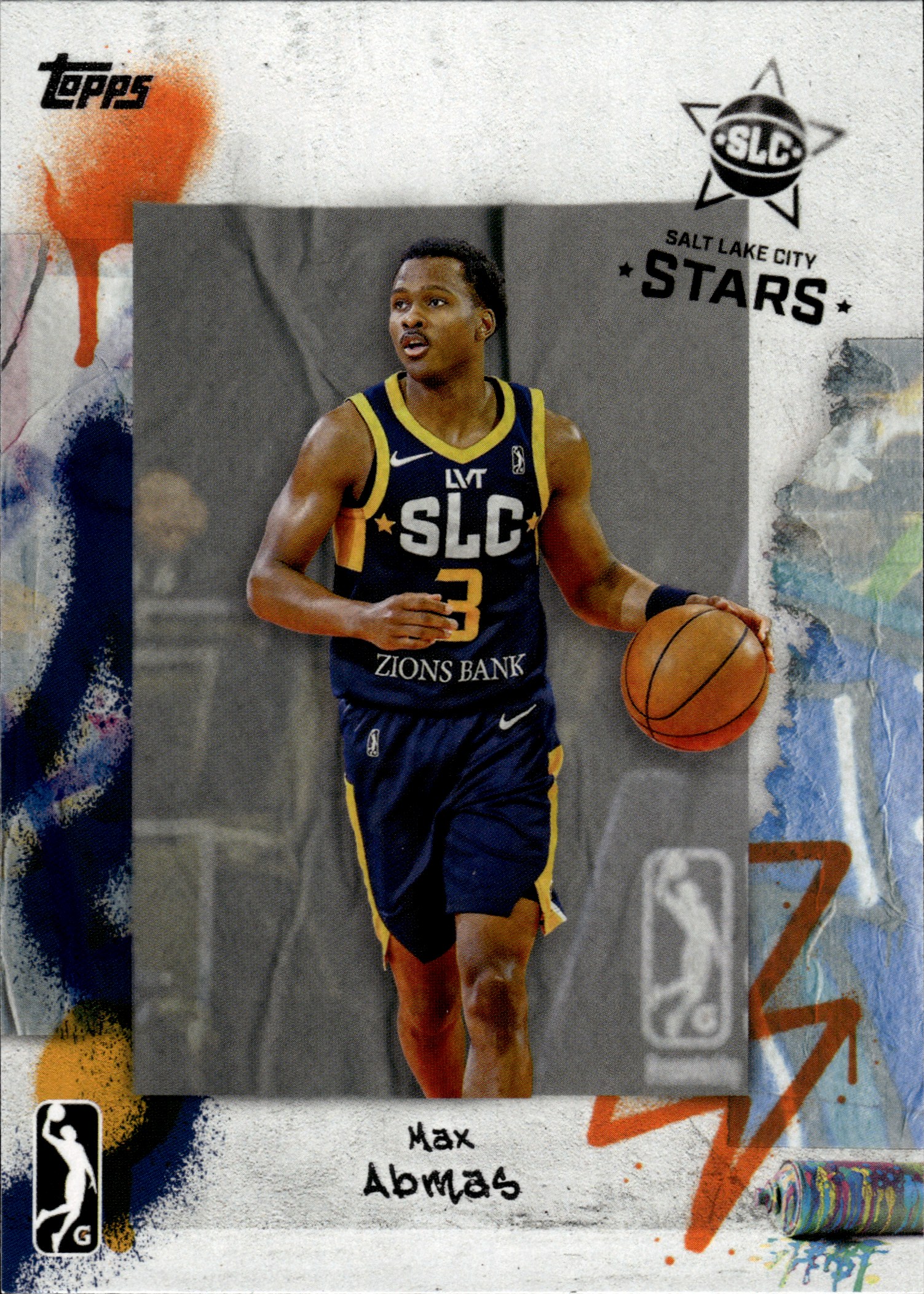 Max Abmas - Topps G League Base Set 2024-25, Nr. 71 (Art.-Nr. SG111069)