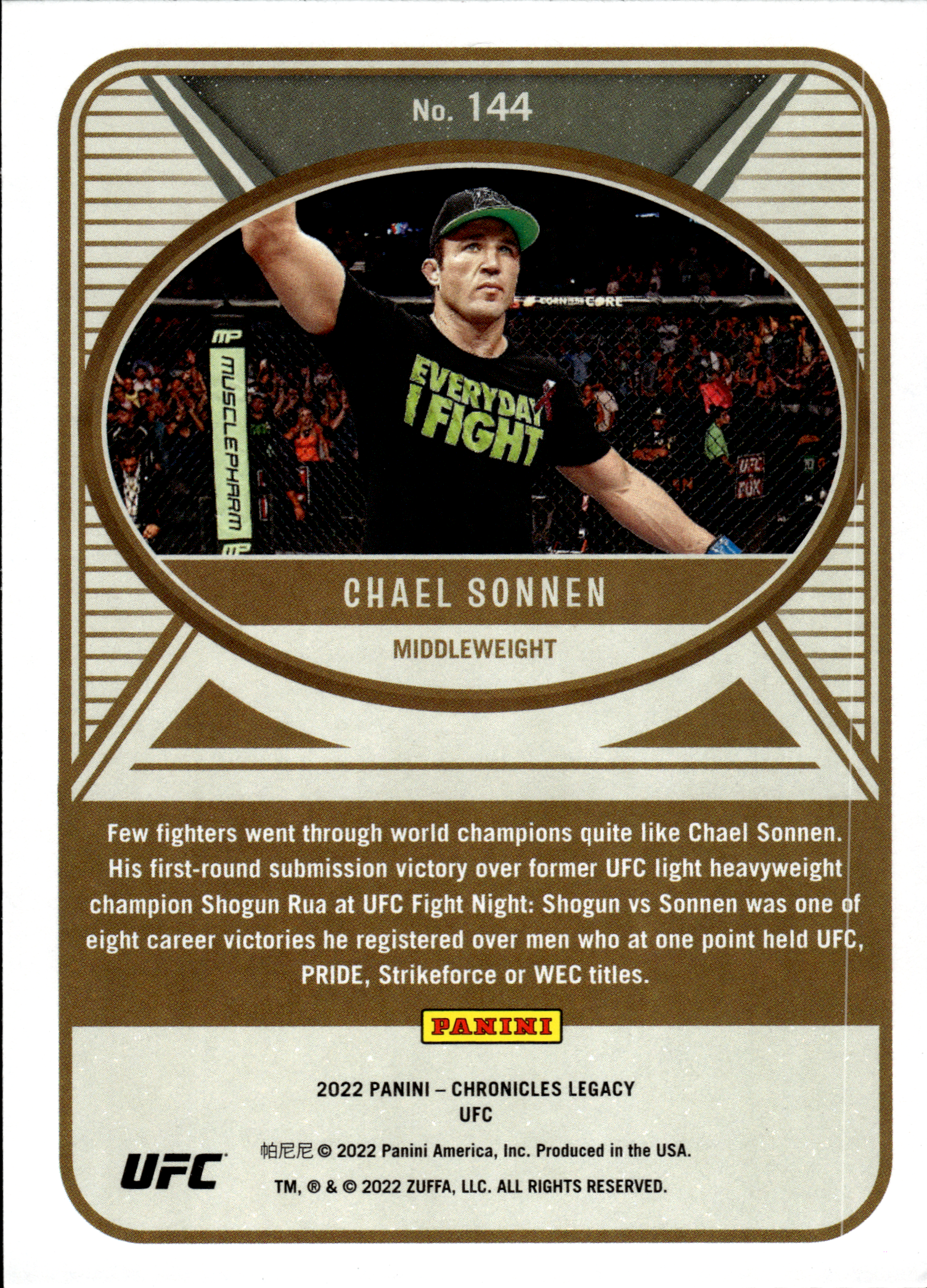 Chael Sonnen - Panini Chronicles UFC Legacy 2022, Nr. 144