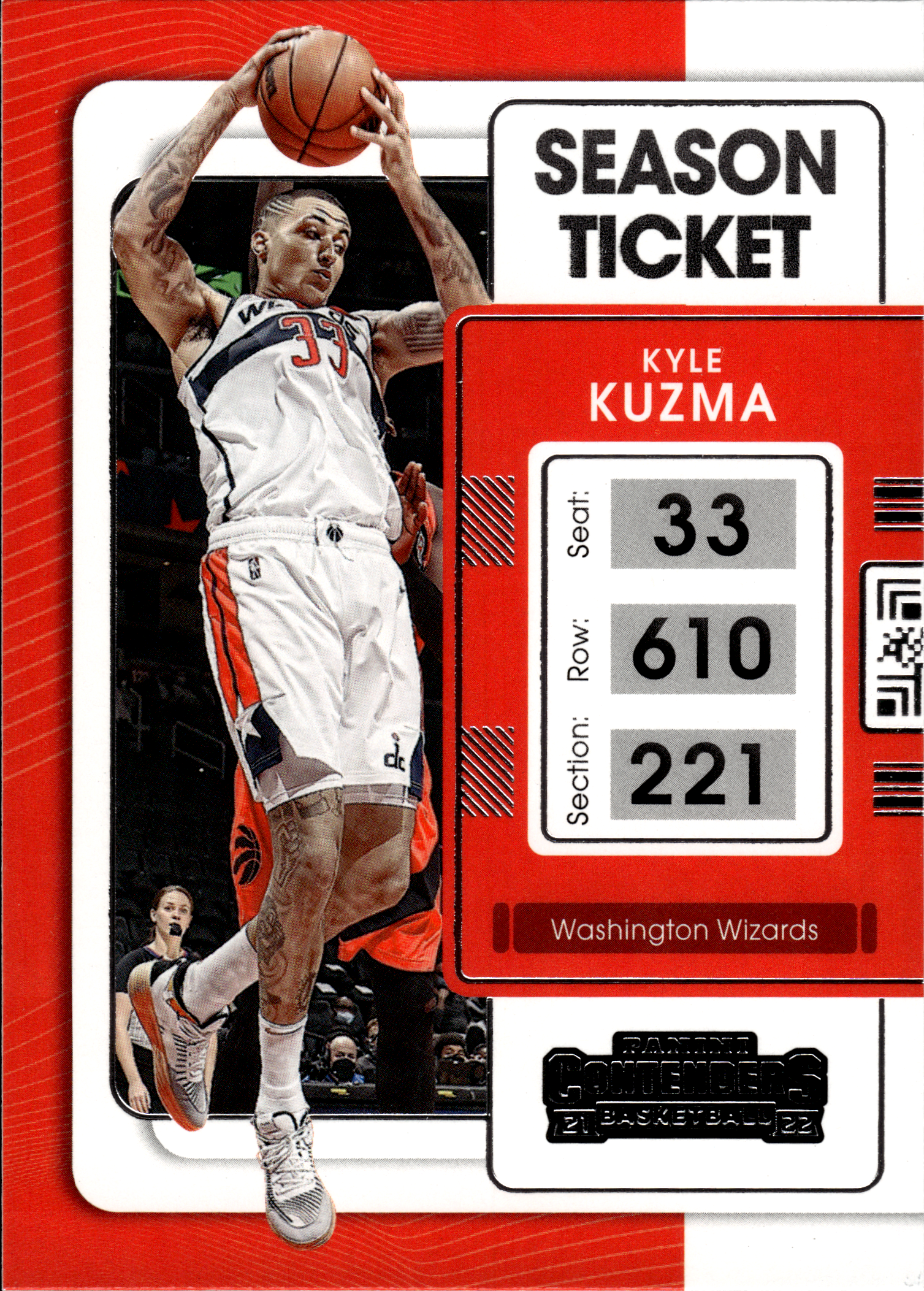 Kyle Kuzma - Panini Contenders Season Ticket 2021-22, Nr. 81 (Art.-Nr. SG103624)