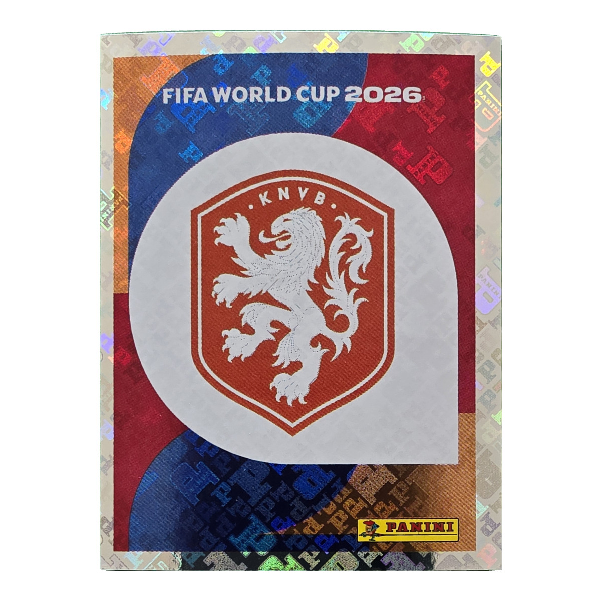 Emblem - Niederlande, FIFA WM 2026, Nr. NED1 – Glitzer-Optik