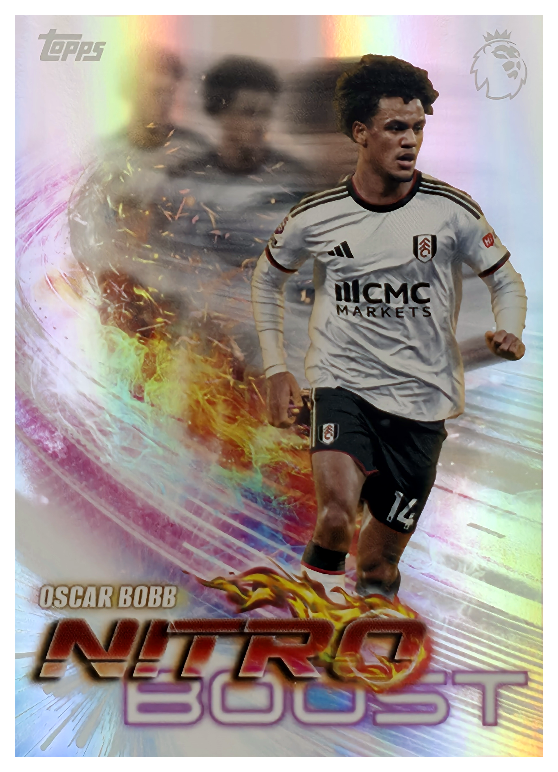 Oscar Bobb - Topps Flagship Premier League Nitro Boost 2026-27, Nr. NB 11 – Insert (Art.-Nr. SG105117)