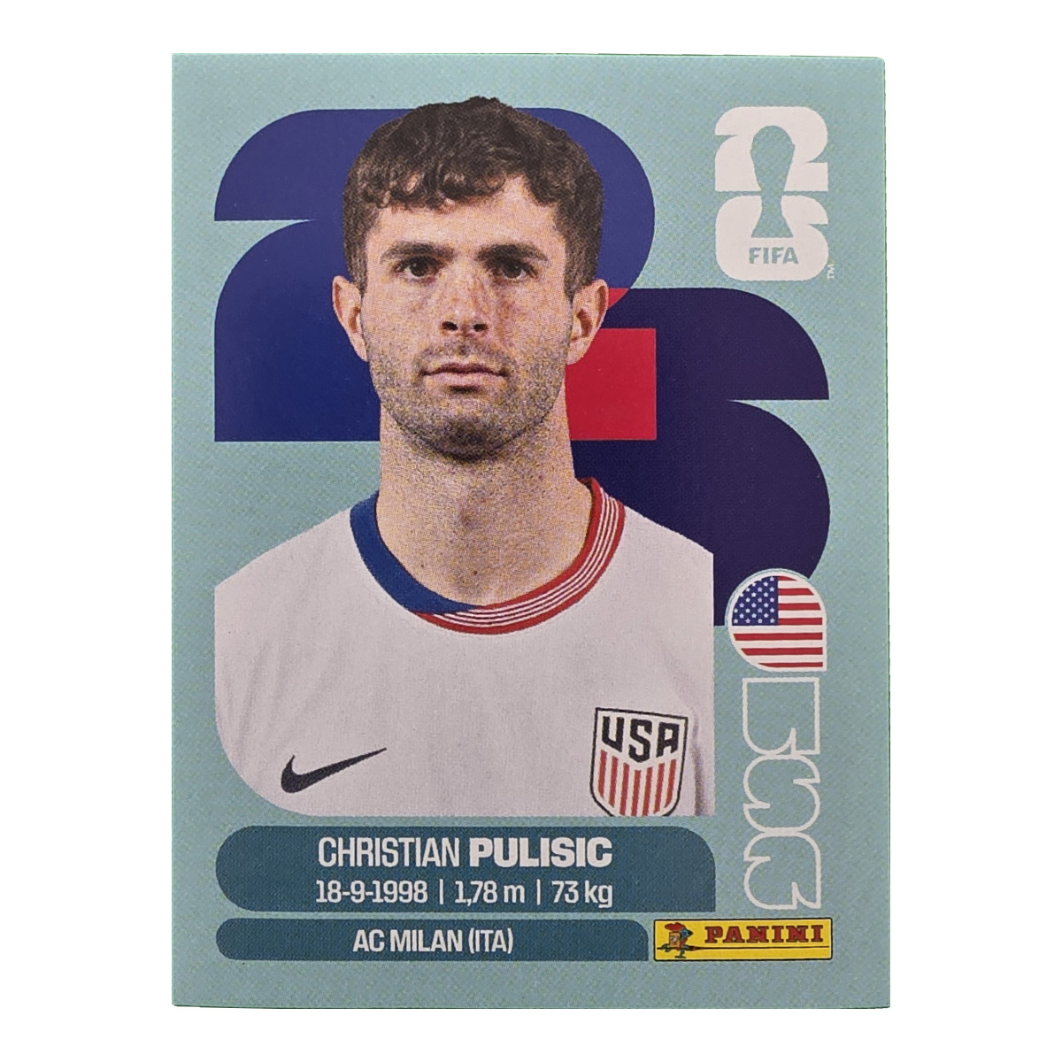 Christian Pulisic - USA, FIFA WM 2026, Nr. USA16