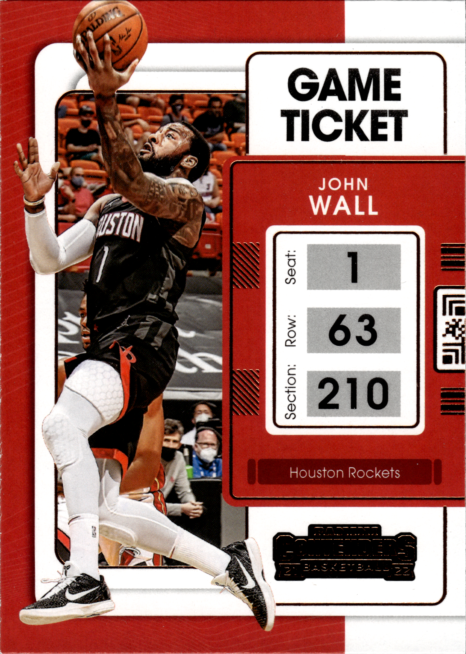 John Wall - Panini Contenders Game Ticket 2021-22, Nr. 60 (Art.-Nr. SG103763)