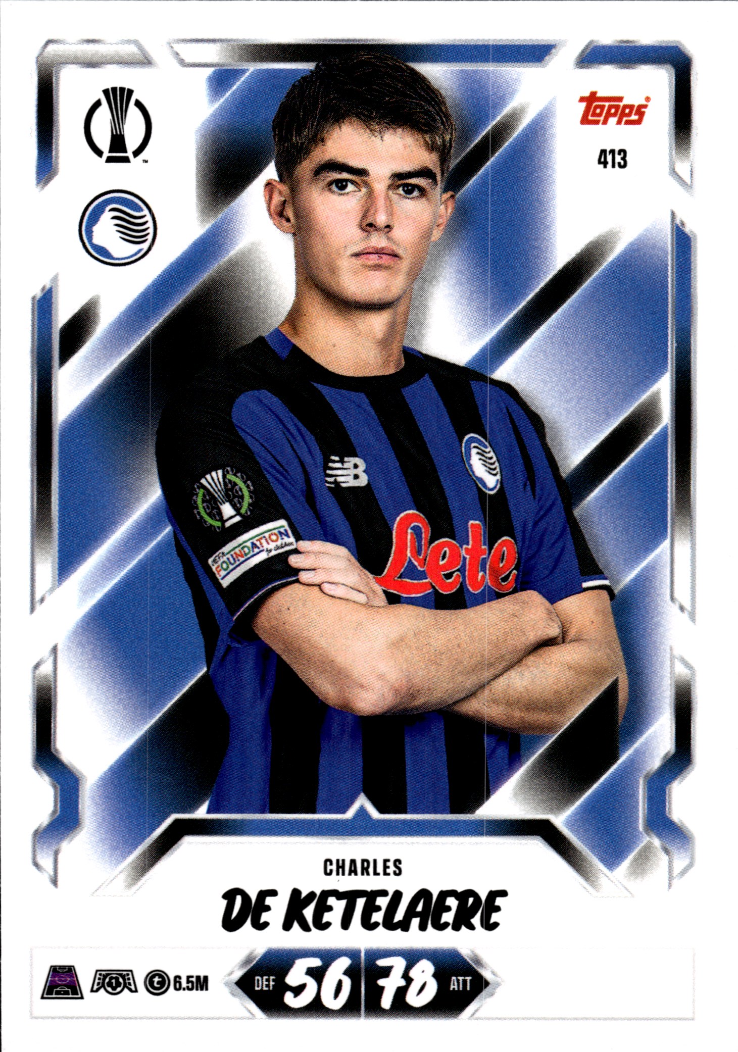 Charles De Ketelaere - Topps Match Attax UEFA Club Competitions Base Set 2026-27, Nr. 413 (Art.-Nr. SG107248)