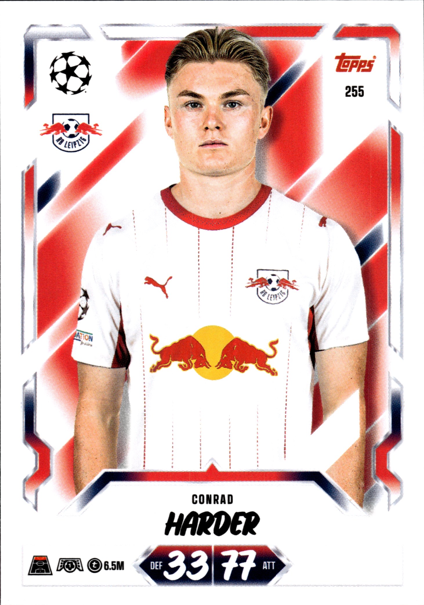 Conrad Harder - Topps Match Attax UEFA Club Competitions Base Set 2026-27, Nr. 255 (Art.-Nr. SG107390)