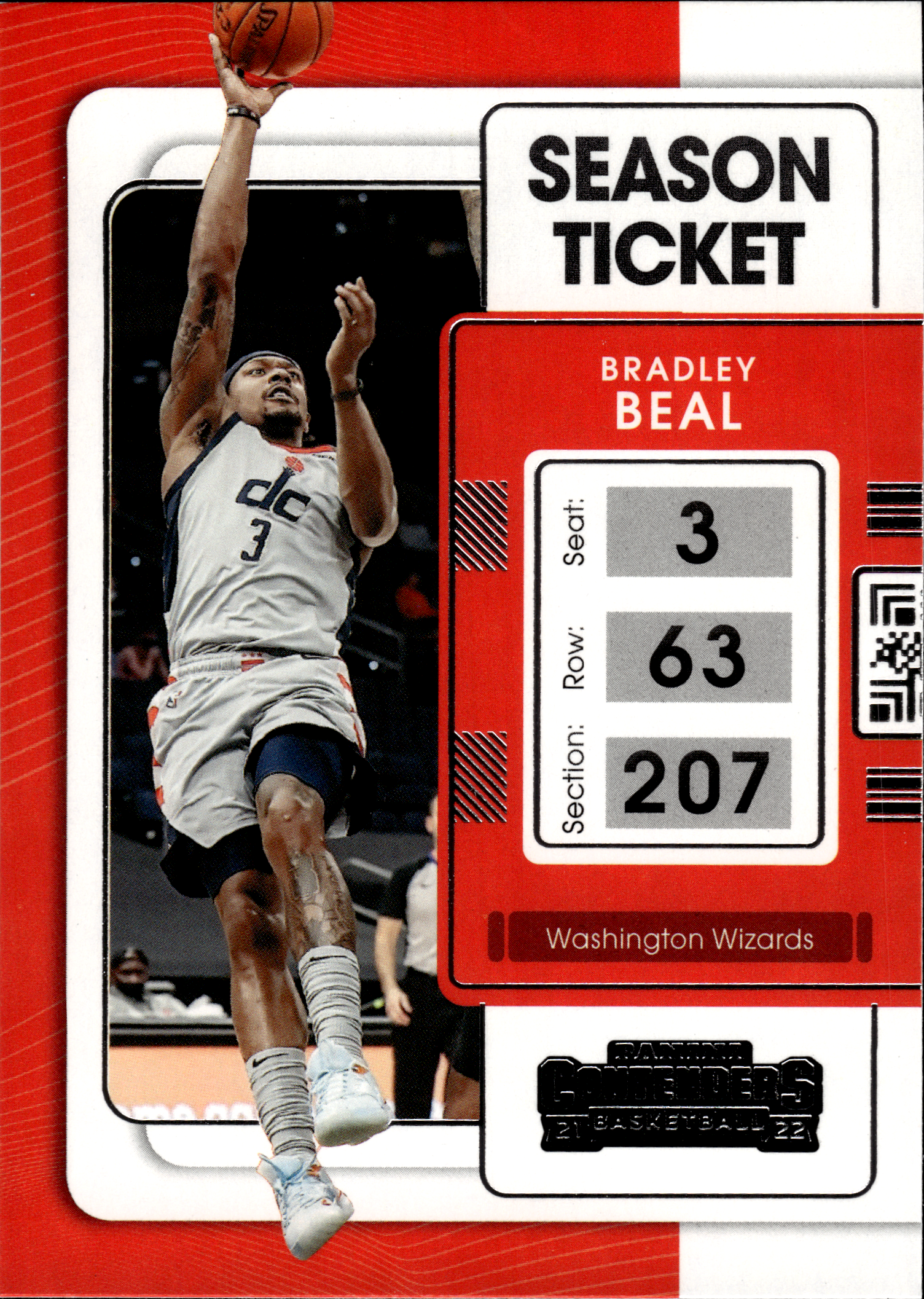 Bradley Beal - Panini Contenders Season Ticket 2021-22, Nr. 71 (Art.-Nr. SG103637)