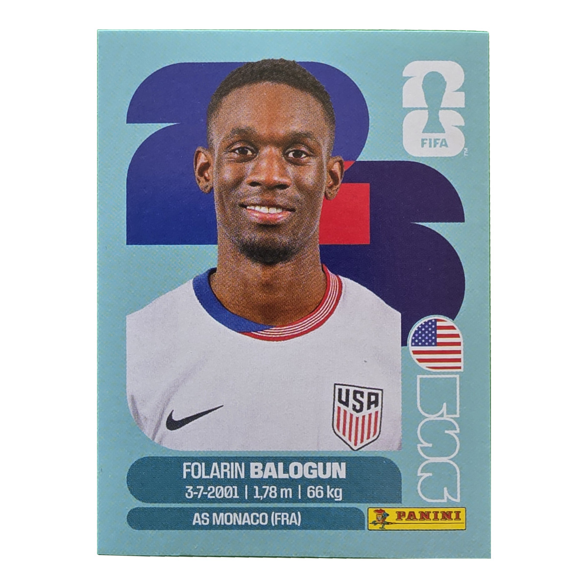 Folarin Balogun - USA, FIFA WM 2026, Nr. USA20