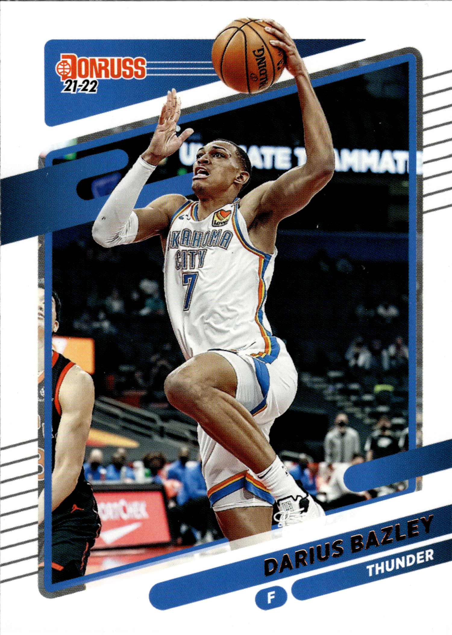 Darius Bazley - Panini Donruss Base Set 2021-22, Nr. 17 (Art.-Nr. SG105559)
