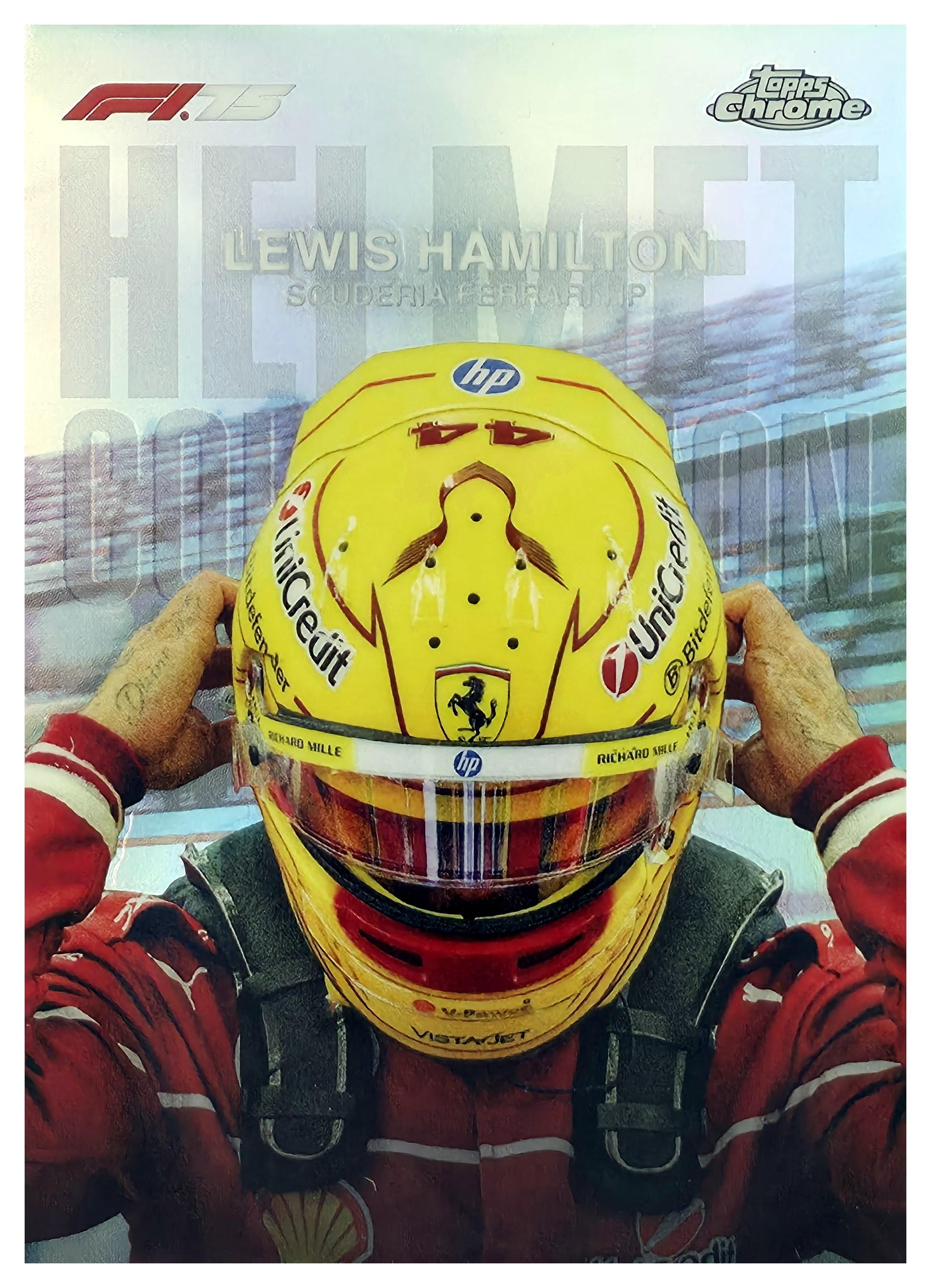 Lewis Hamilton - Topps Chrome Formula 1 Helmet Collection 2025, Nr. HC-2 (Art.-Nr. SG109056)