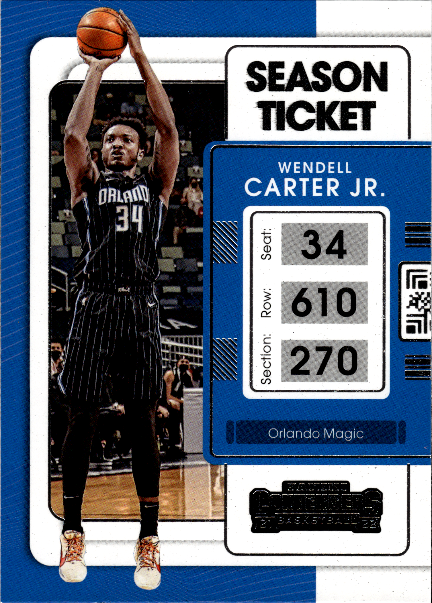 Wendell Carter Jr. - Panini Contenders Season Ticket 2021-22, Nr. 27 (Art.-Nr. SG103685)