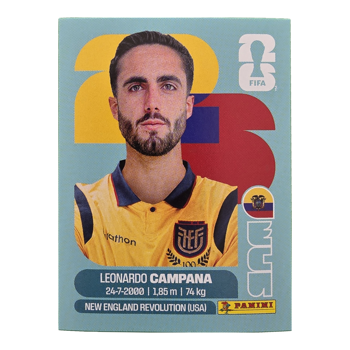 Leonardo Campana - Ecuador, FIFA WM 2026, Nr. ECU15