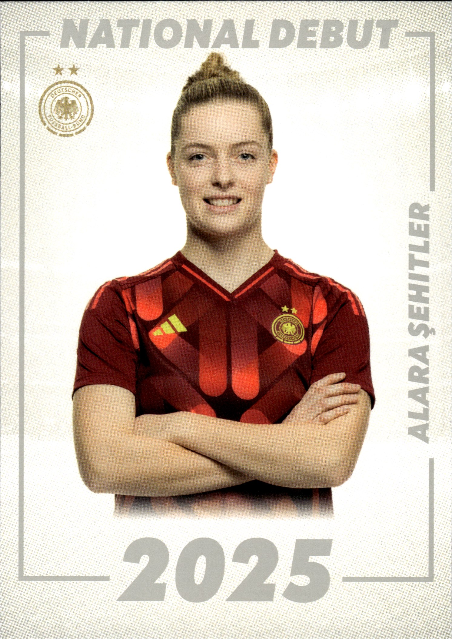 Alara Şehitler - Panini DFB-Frauen Team-Set National Debut 2025, Nr. DEB-23 – Insert (Art.-Nr. SG109830)