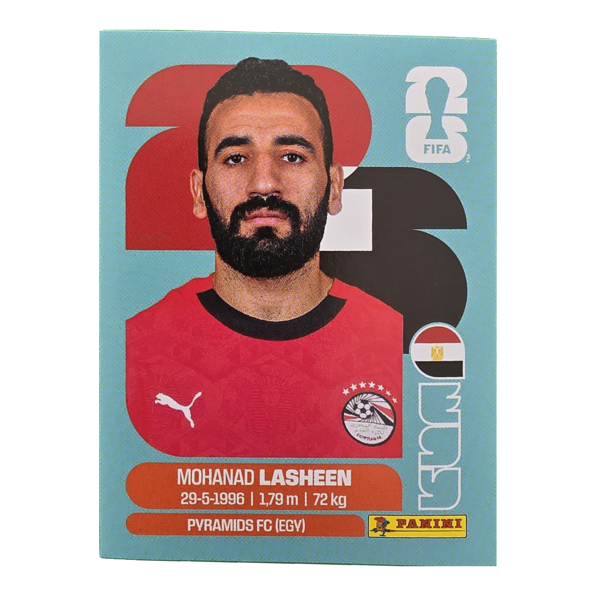 Mohamed Lasheen - Ägypten, FIFA WM 2026, Nr. EGY14