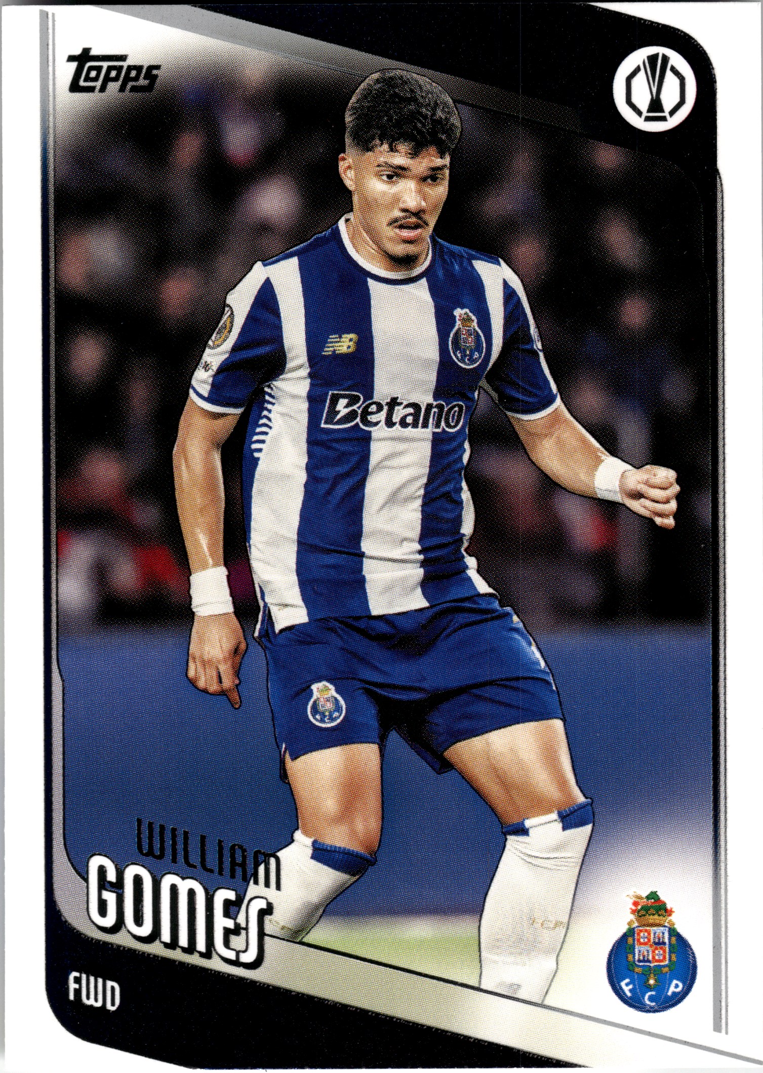 William Gomes - Topps UEFA Club Competitions Base Set 2025-26, Nr. 50 (Art.-Nr. SG107940)