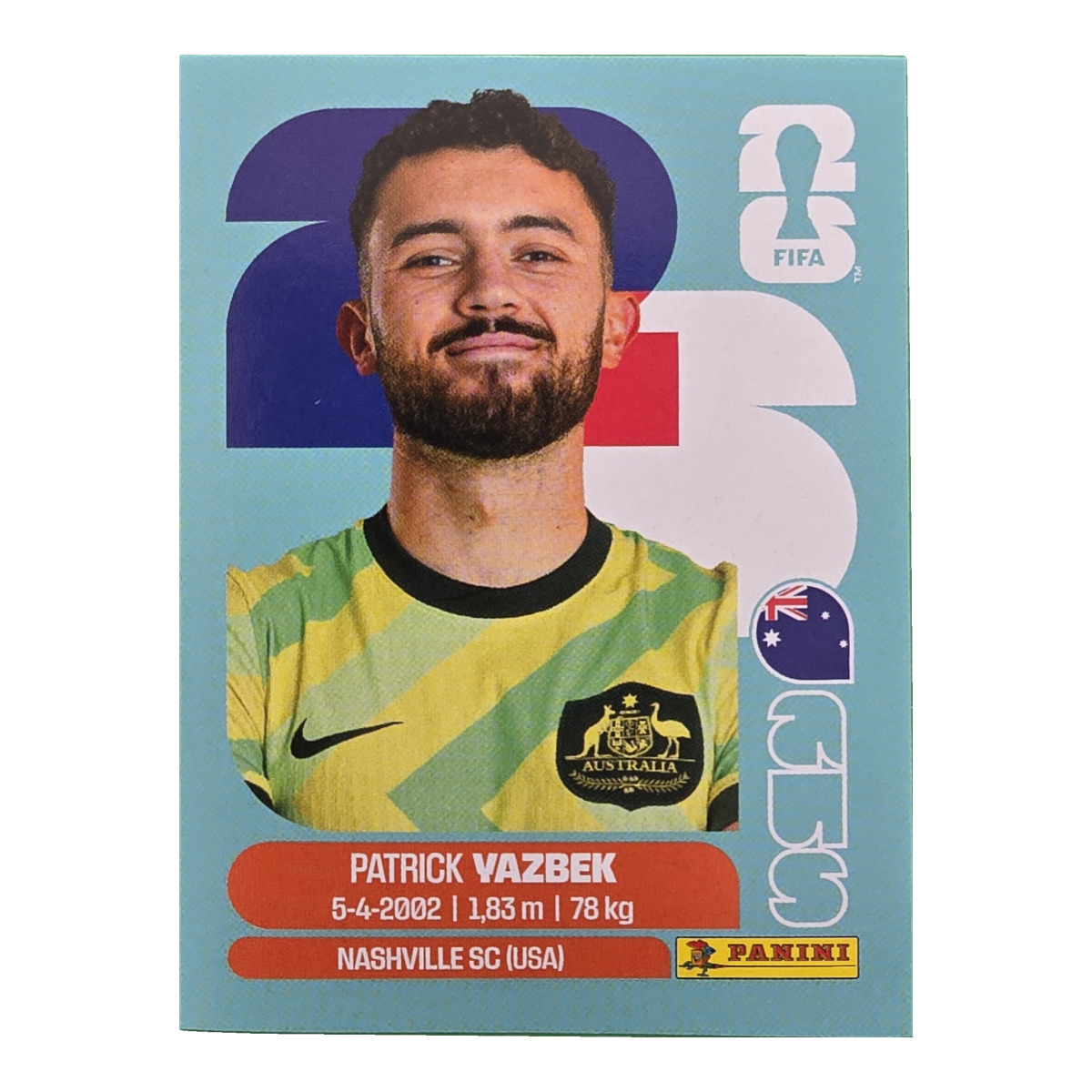 Patrick Yazbek - Australien, FIFA WM 2026, Nr. AUS16