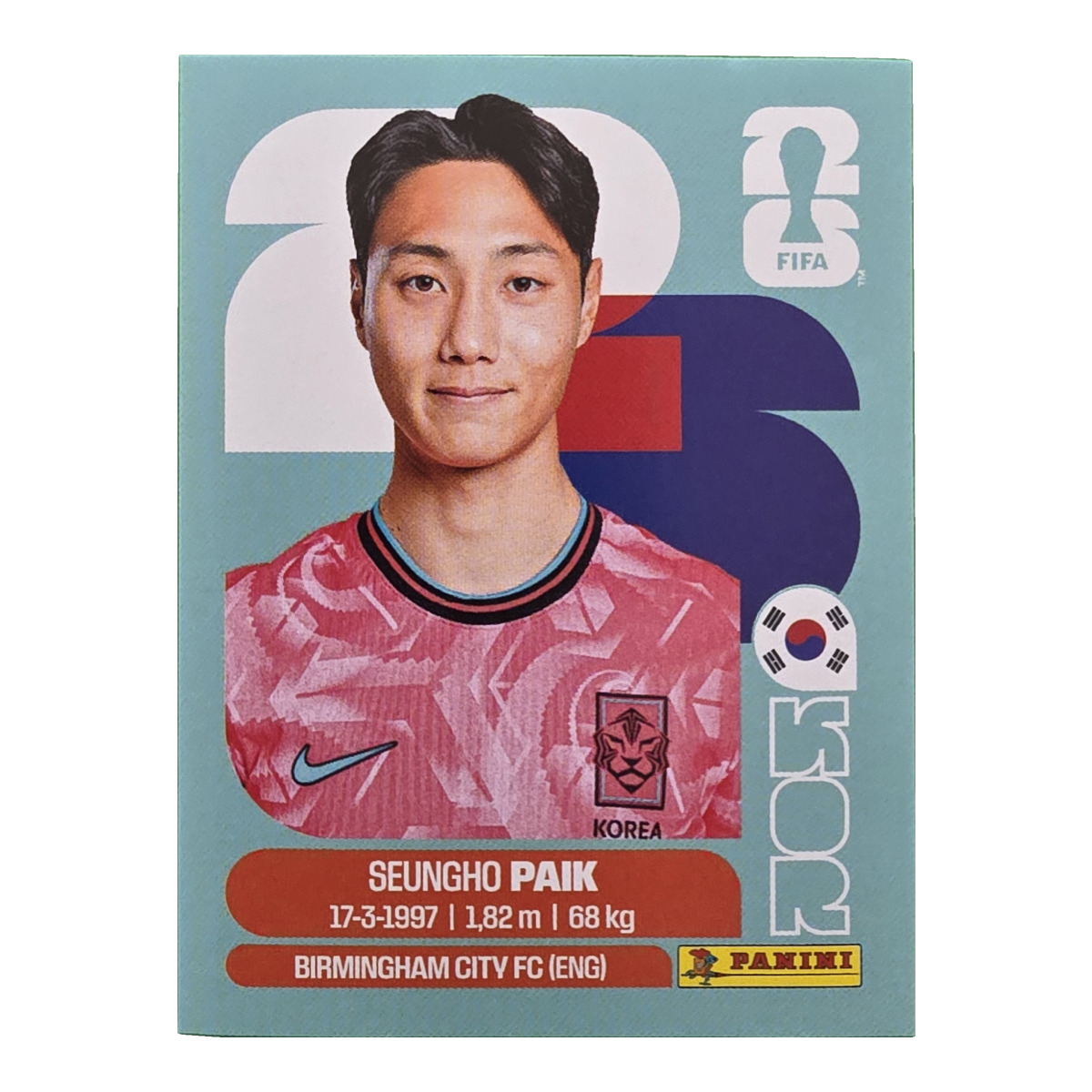 Seung-ho Paik - Südkorea, FIFA WM 2026, Nr. KOR14
