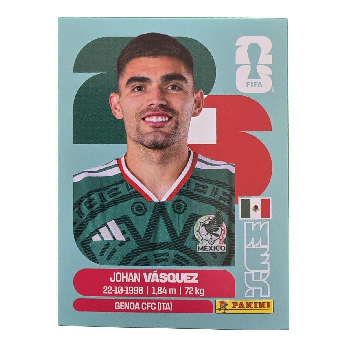 Johan Vasquez - Mexiko, FIFA WM 2026, Nr. MEX3