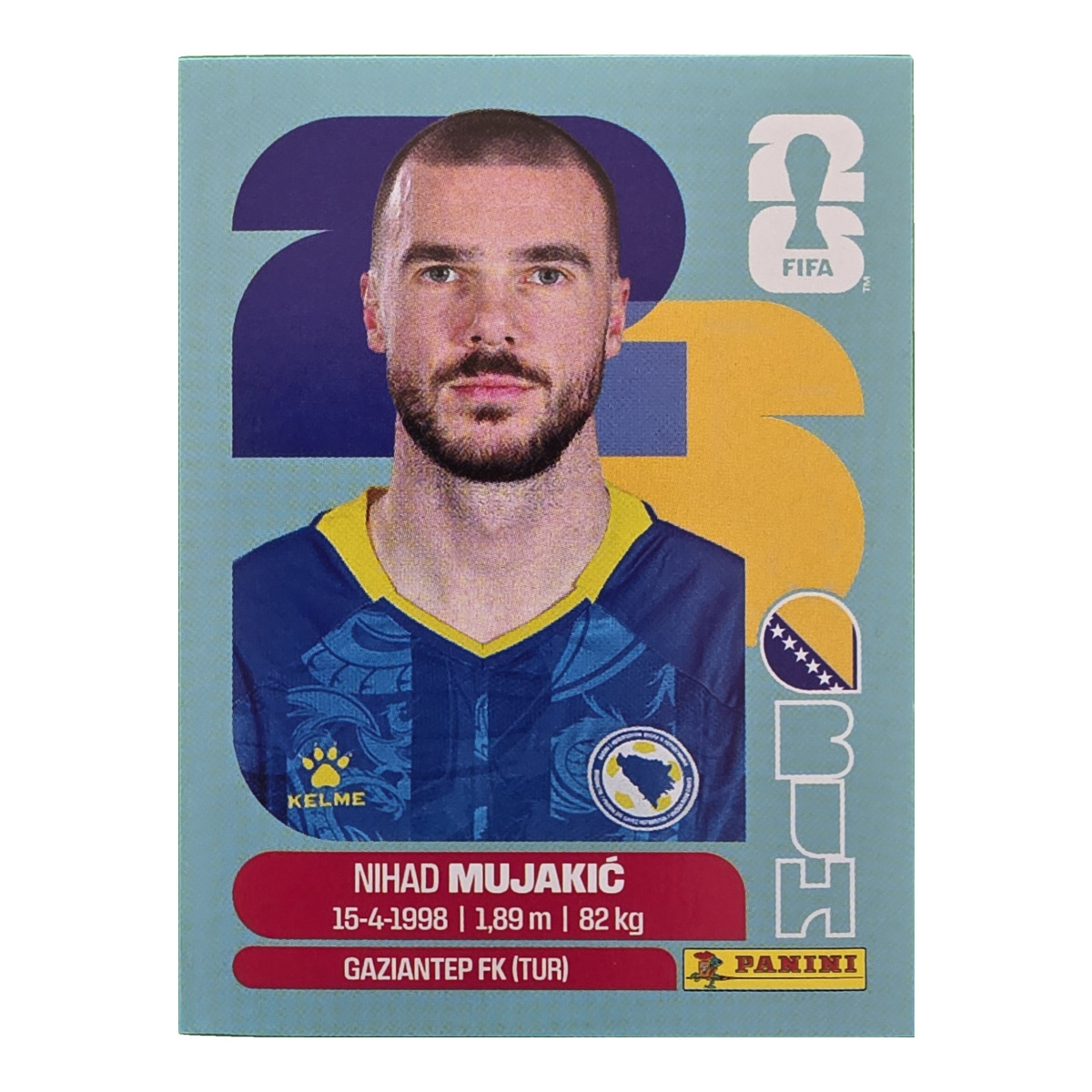 Nihad Mujakic - Bosnien und Herzegowina, FIFA WM 2026, Nr. BIH6