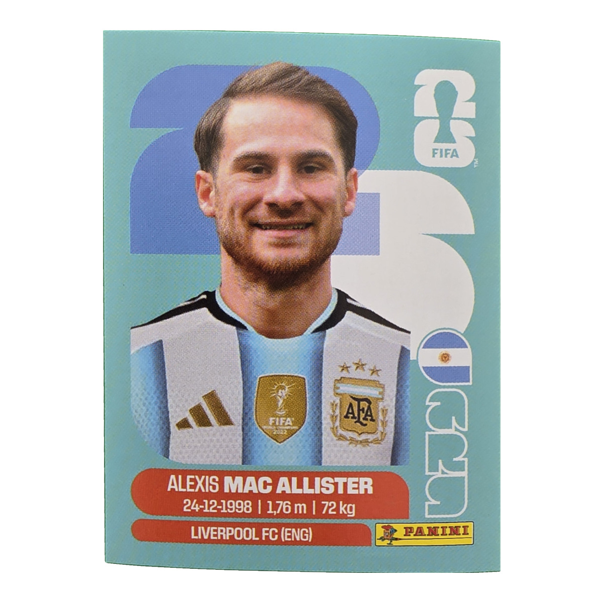 Alexis Mac Allister - Argentinien, FIFA WM 2026, Nr. ARG9