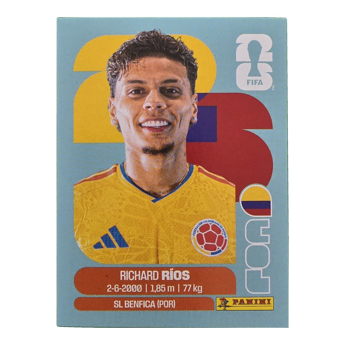 Richard Rios - Kolumbien, FIFA WM 2026, Nr. COL12
