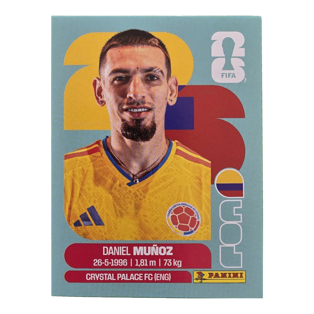 Daniel Munoz - Kolumbien, FIFA WM 2026, Nr. COL6