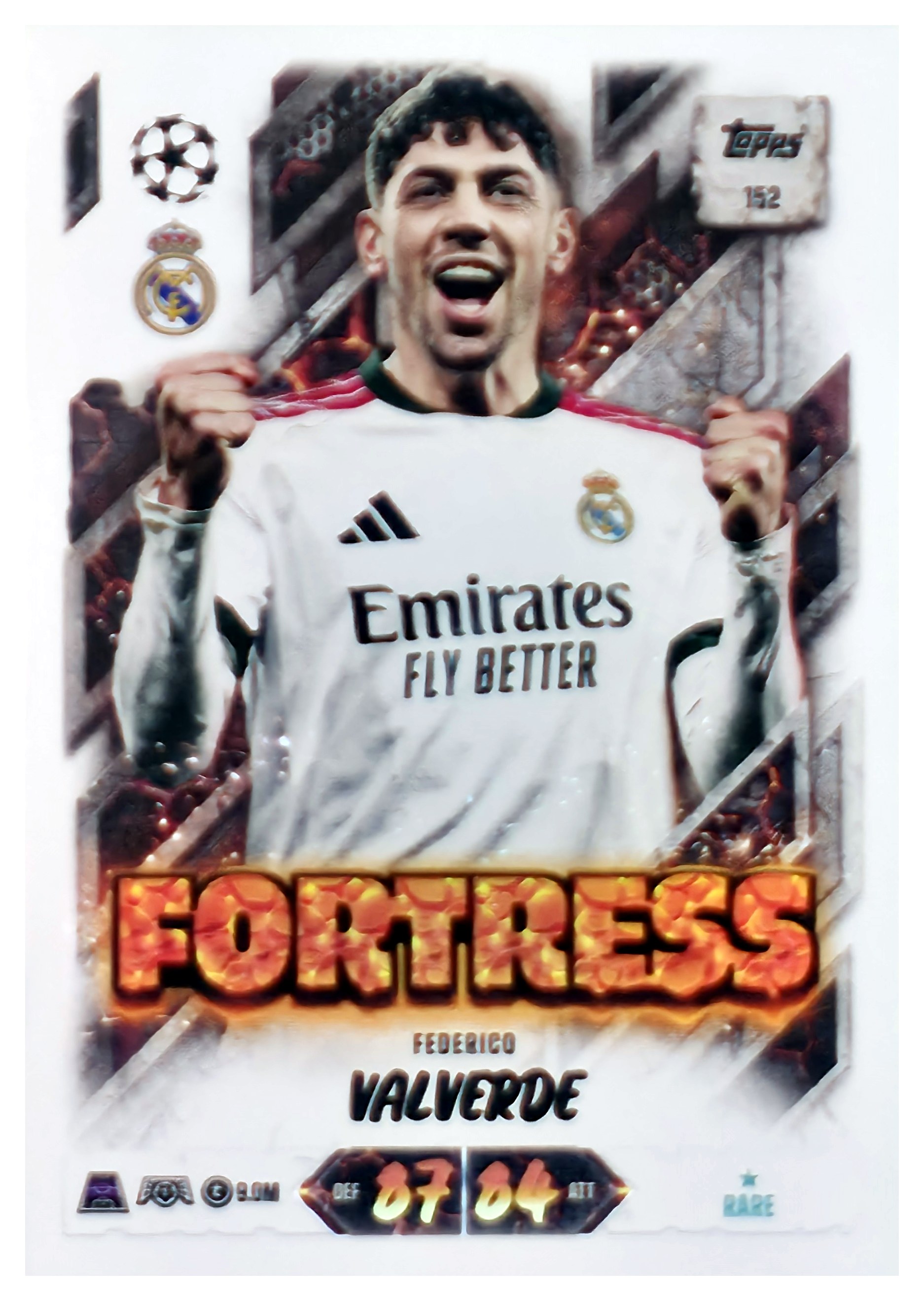 Federico Valverde - Topps Match Attax UEFA Club Competitions Fortress 2026-27, Nr. 152 (Art.-Nr. SG107580)