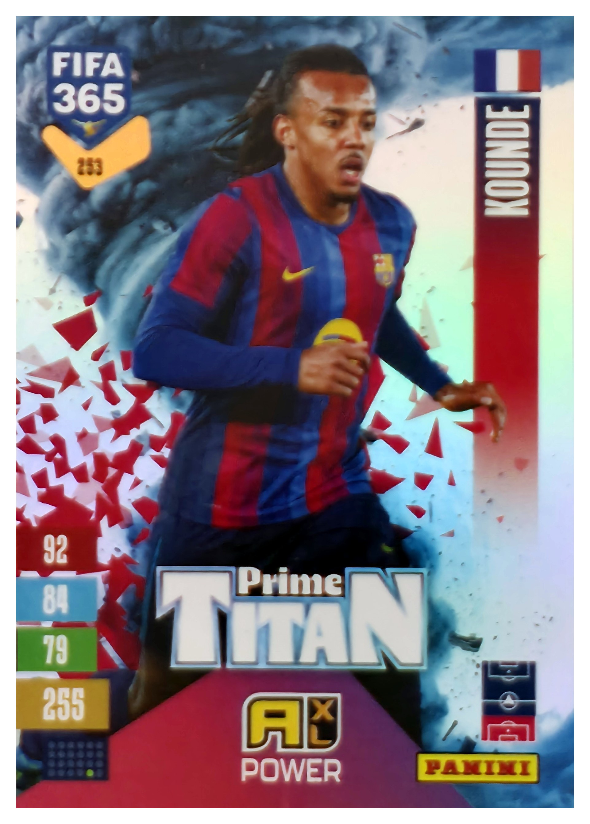 Jules Koundé - Panini Adrenalyn XL FIFA 365 Prime Titan 2026-27, Nr. 253 – Insert (Art.-Nr. SG110662)