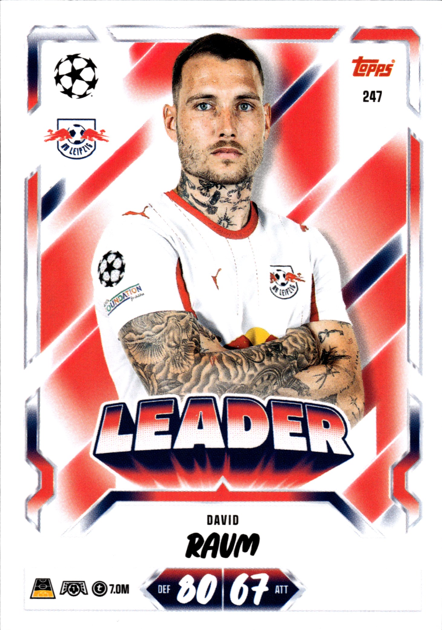 David Raum - Topps Match Attax UEFA Club Competitions Leader 2026-27, Nr. 247 (Art.-Nr. SG107165)