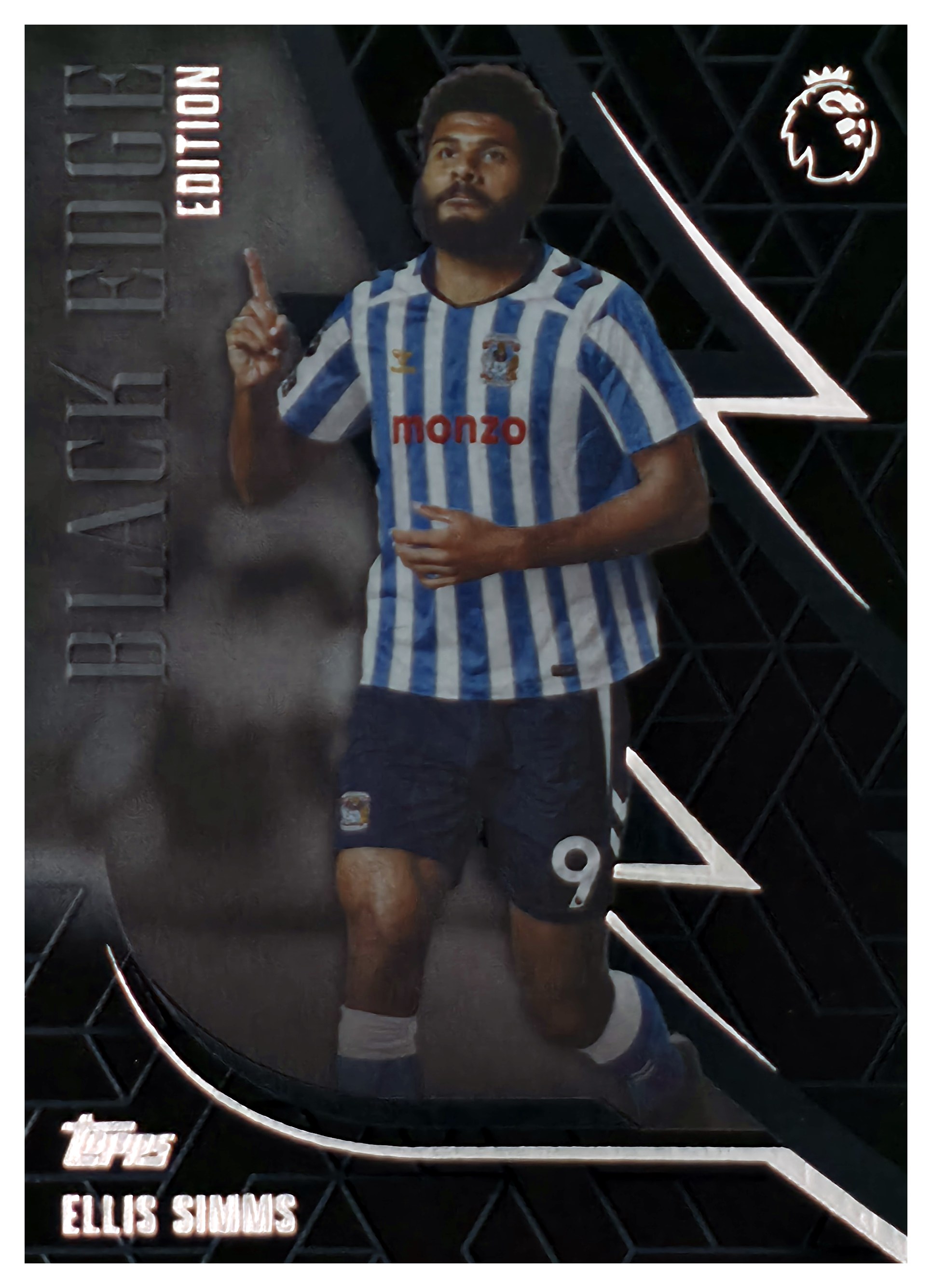Ellis Simms - Topps Flagship Premier League Black Edge Edition 2026-27, Nr. BE 49 – Insert (Art.-Nr. SG111006)