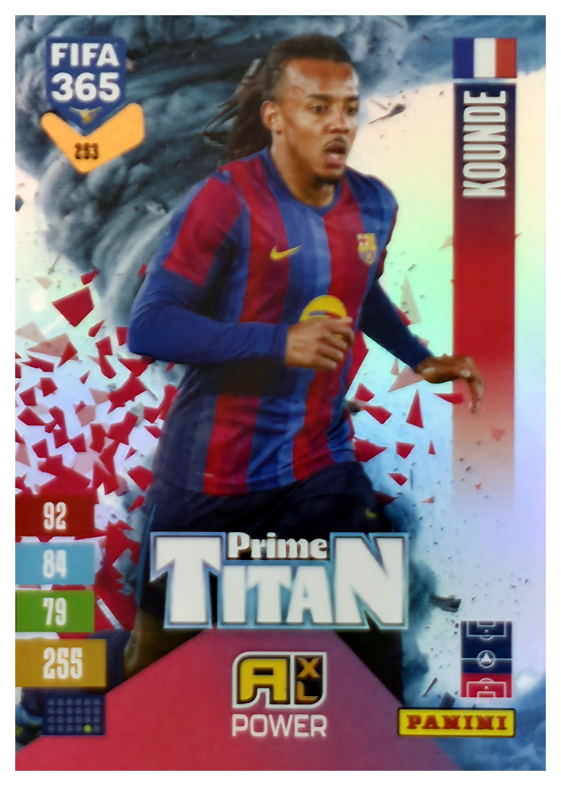 Jules Koundé - Panini Adrenalyn XL FIFA 365 Prime Titan 2026-27, Nr. 253 – Insert (Art.-Nr. SG110663)