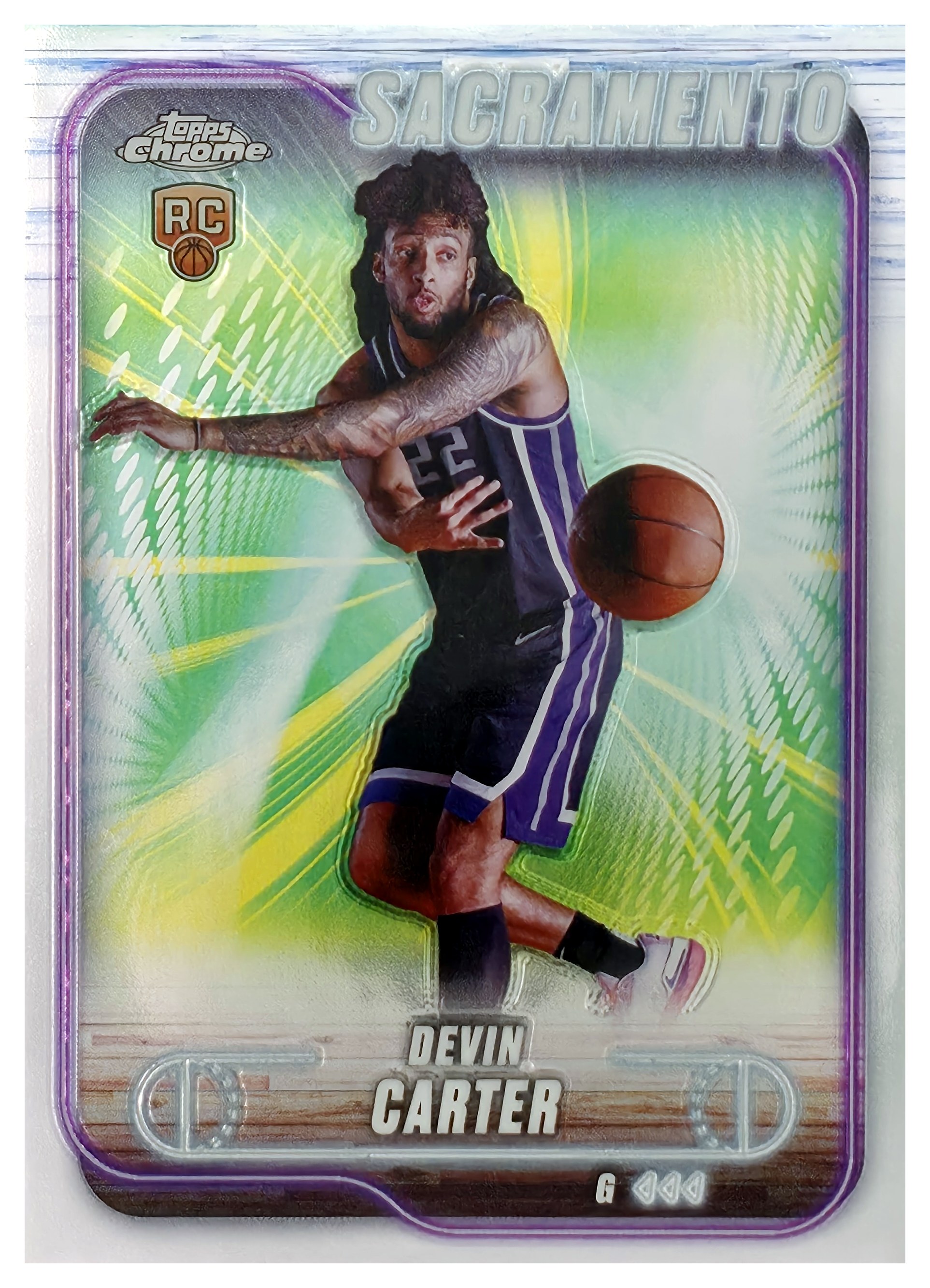 Devin Carter - Topps Chrome Base Set 2024-25, Nr. 134 – Rookie Card (Art.-Nr. SG108866)