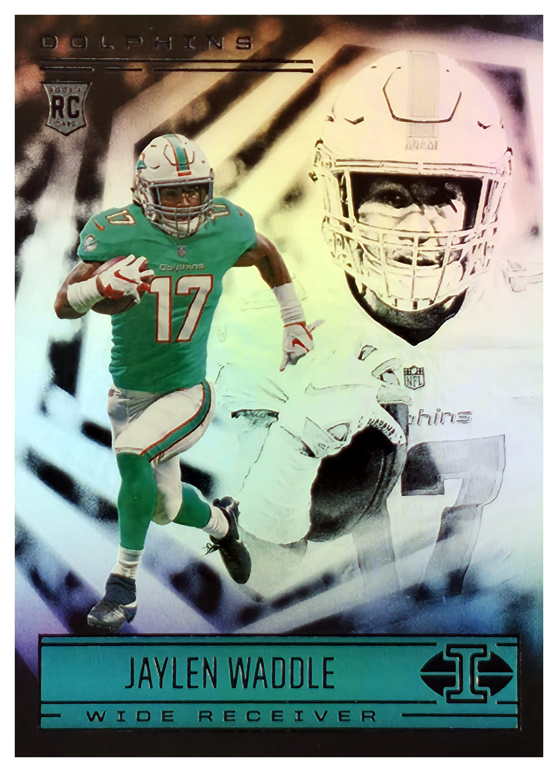 Jaylen Waddle - Panini Illusions Base Set 2021, Nr. 66 – Rookie Card (Art.-Nr. SG106694)