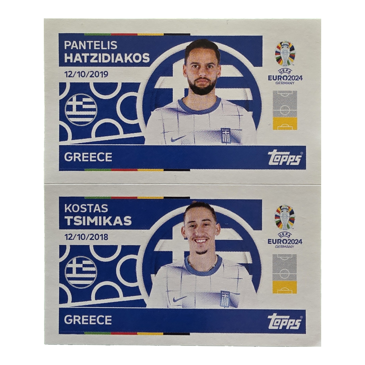 Pantelis Chatzidiakos / Kostas Tsimakas - Griechenland, UEFA Euro 2024, Nr. GRE4-5
