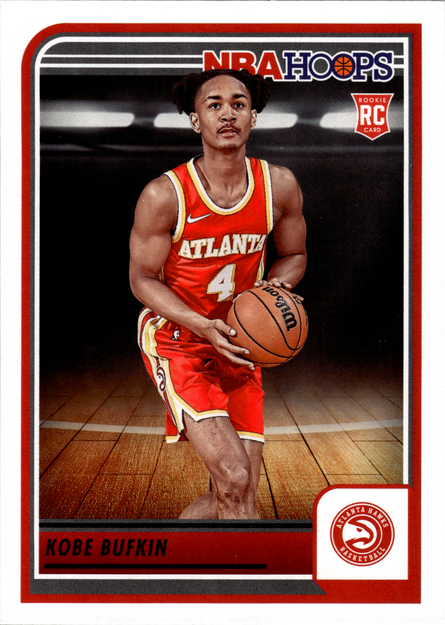 Kobe Bufkin - Panini Hoops Base Set 2023-24, Nr. 246 – Rookie Card (Art.-Nr. SG103459)