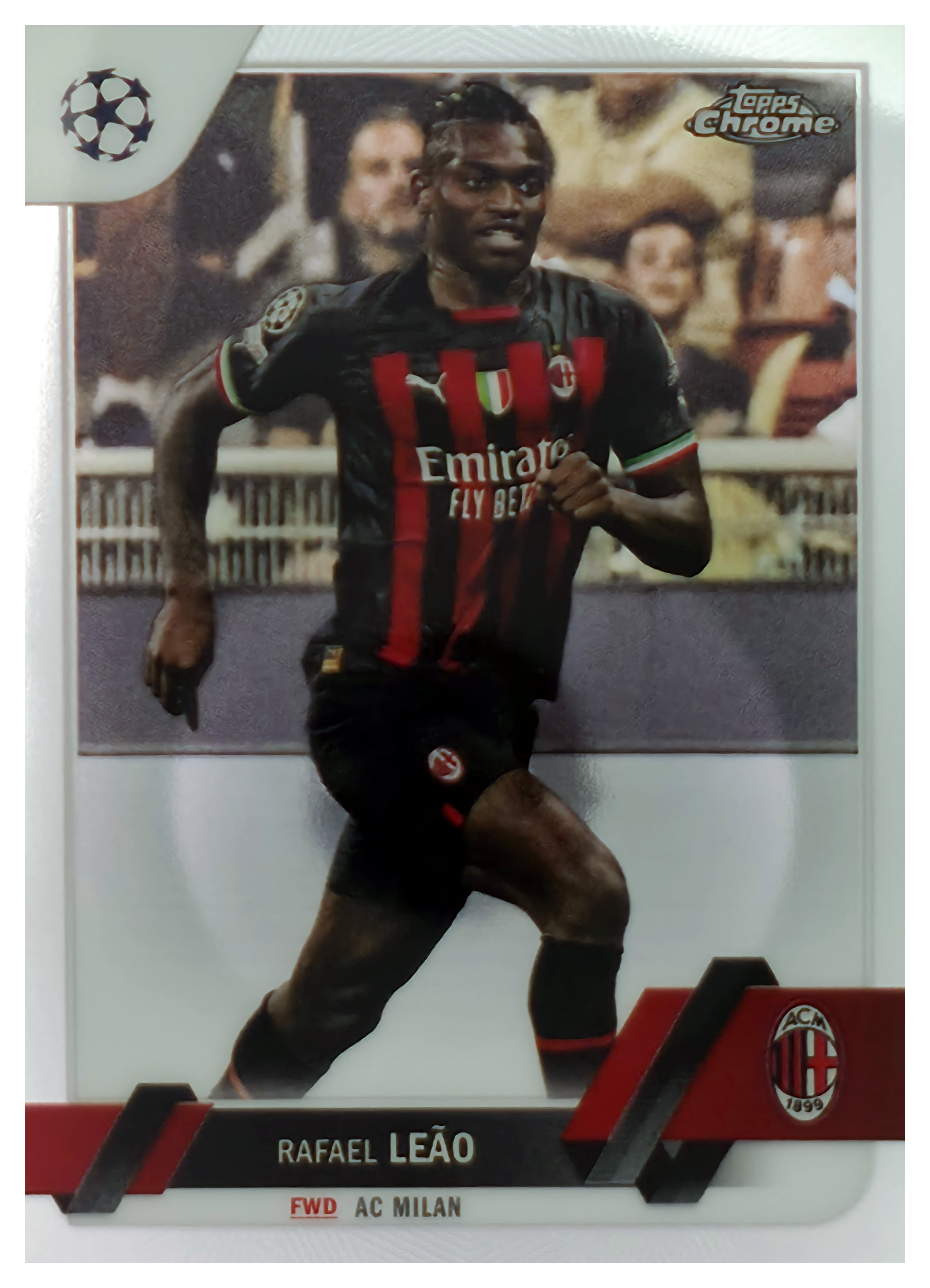 Rafael Leão - Topps Chrome UEFA Club Competitions Base Set 2022-23, Nr. 146 (Art.-Nr. SG105855)