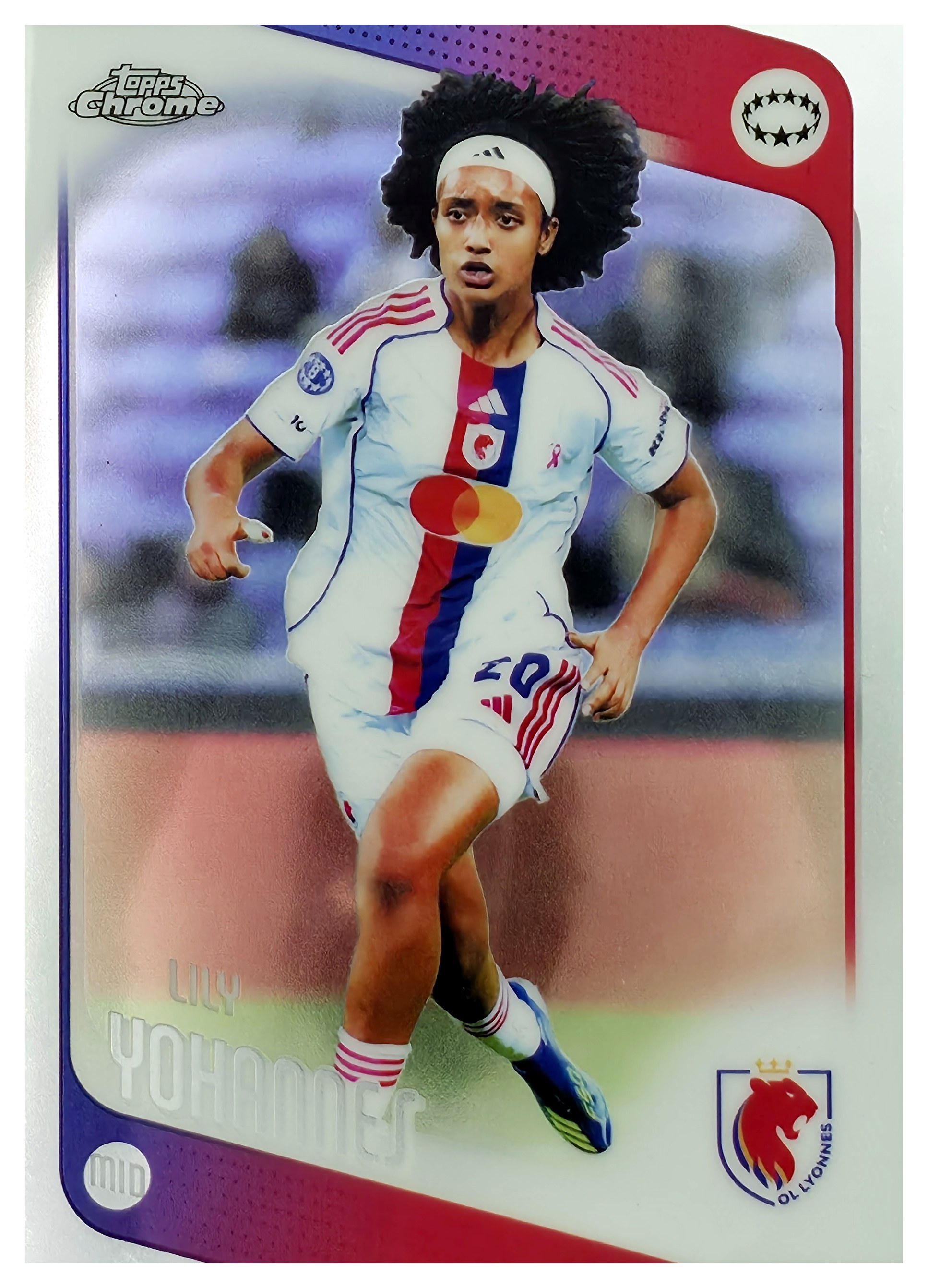 Lily Yohannes - Topps Chrome UEFA Women's Champions League Base Set 2025-26, Nr. 37 (Art.-Nr. SG110878)