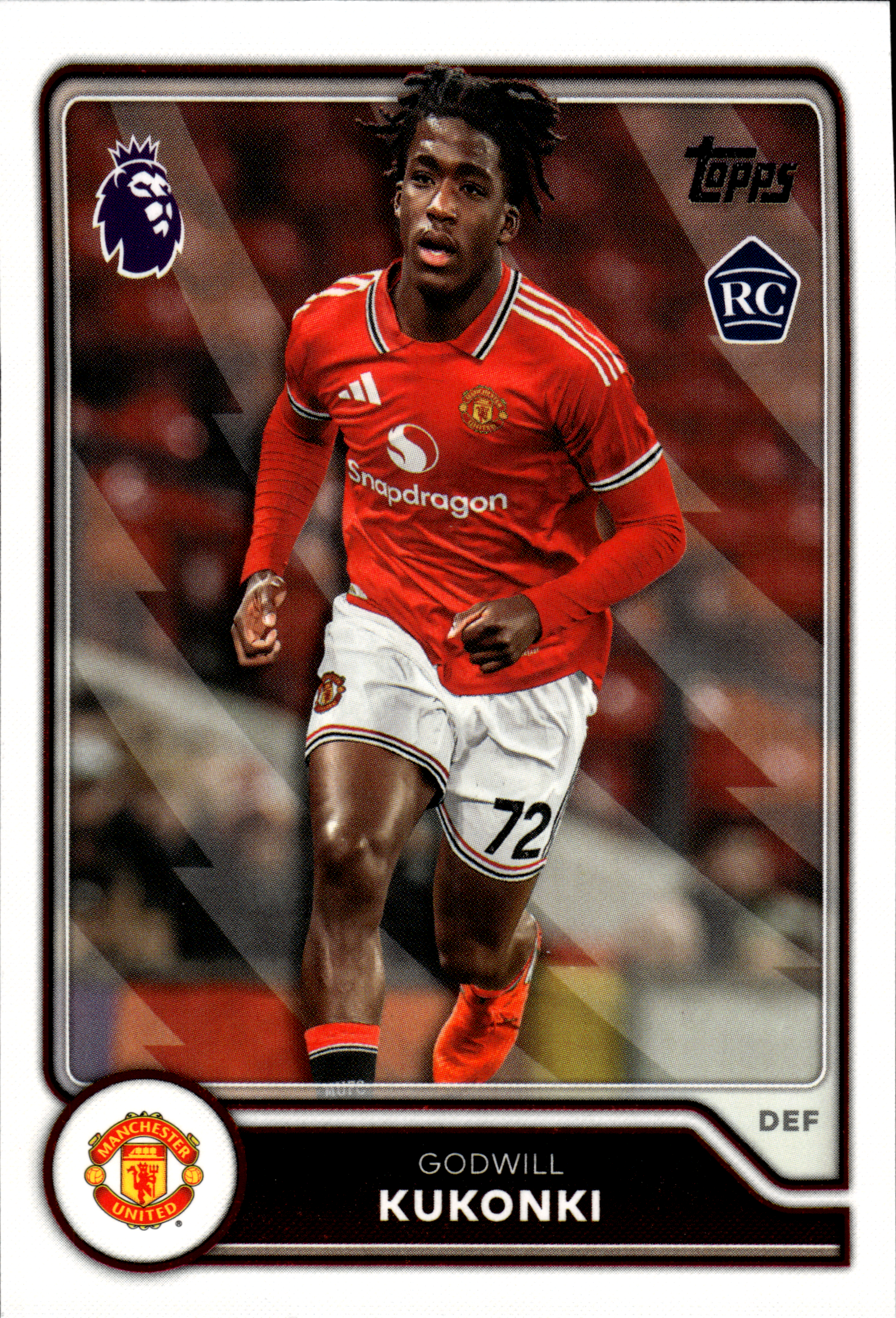 Godwill Kukonki - Topps Flagship Premier League Base Set 2026-27, Nr. 194 – Rookie Card (Art.-Nr. SG104639)