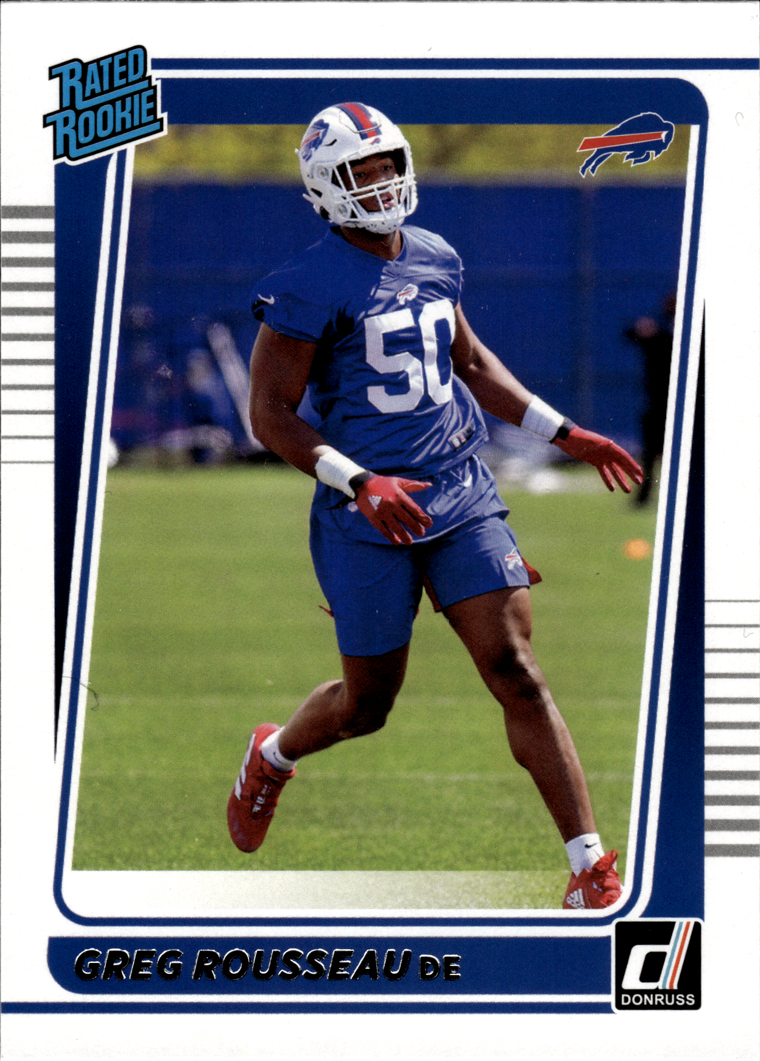 Greg Rousseau - Panini Donruss Base Set 2021, Nr. 344 – Rookie Card (Art.-Nr. SG103944)
