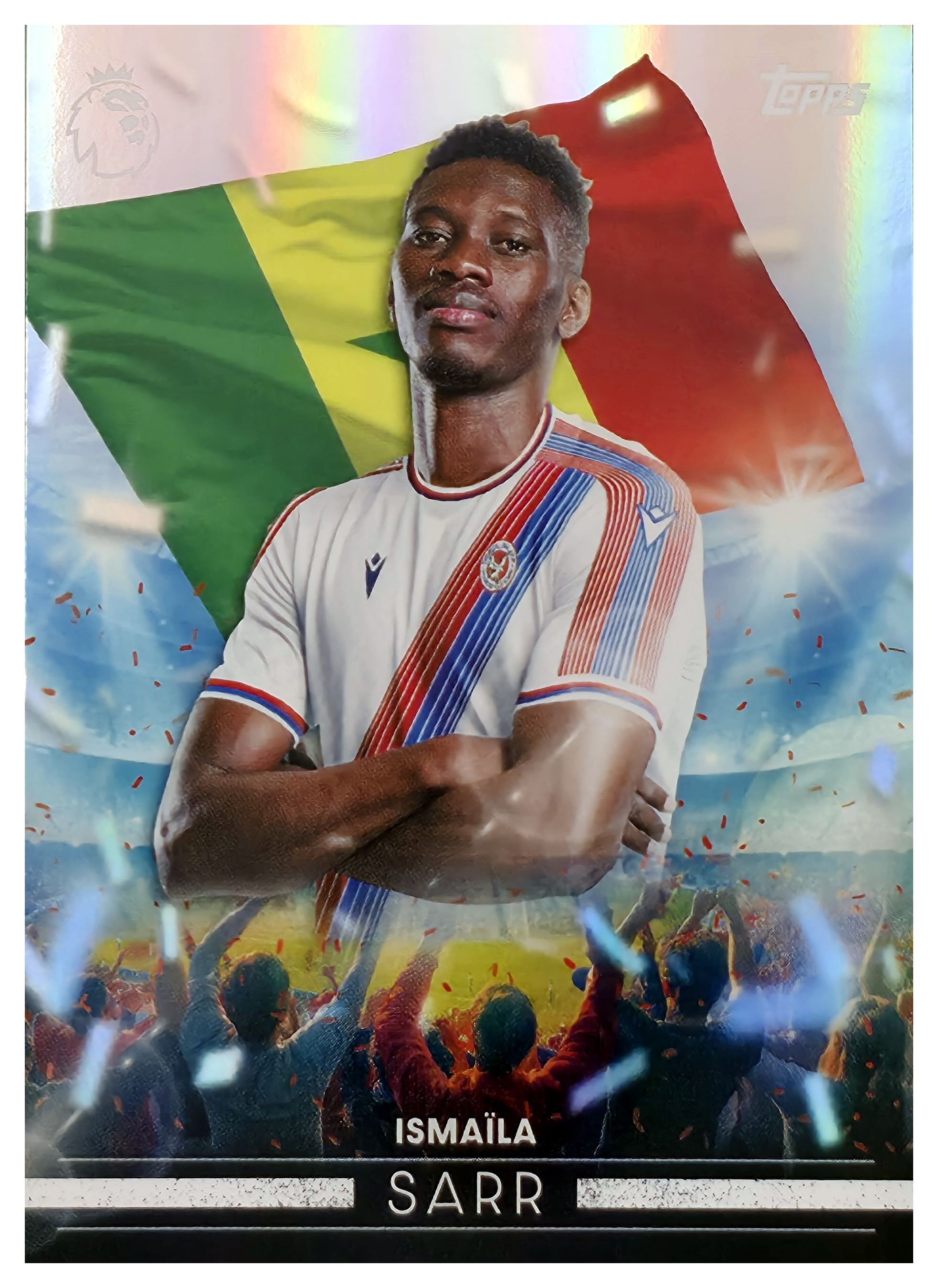 Ismaïla Sarr - Topps Flagship Premier League Flying the Flag 2026-27, Nr. FF 11 – Insert (Art.-Nr. SG105203)