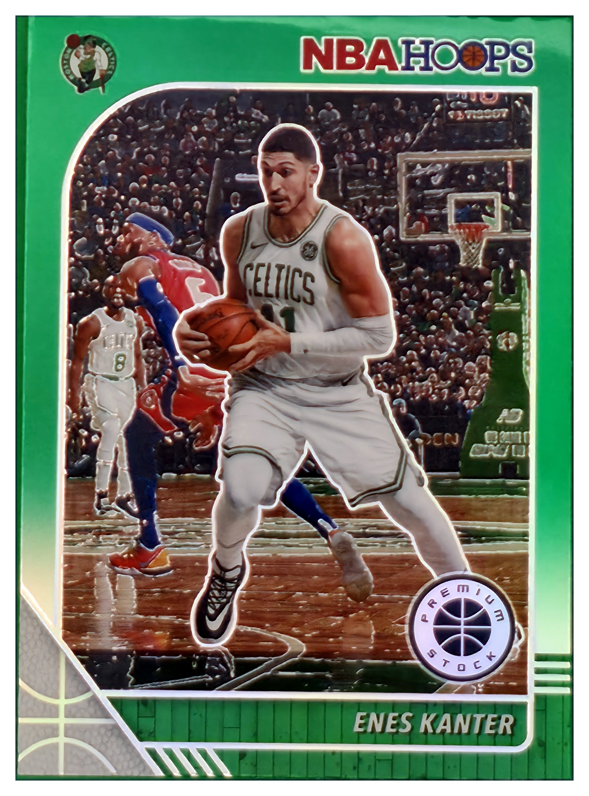 Enes Kanter - Panini Hoops Premium Stock Base Set 2019-20, Nr. 164 – Green Prizm (Art.-Nr. SG107034)