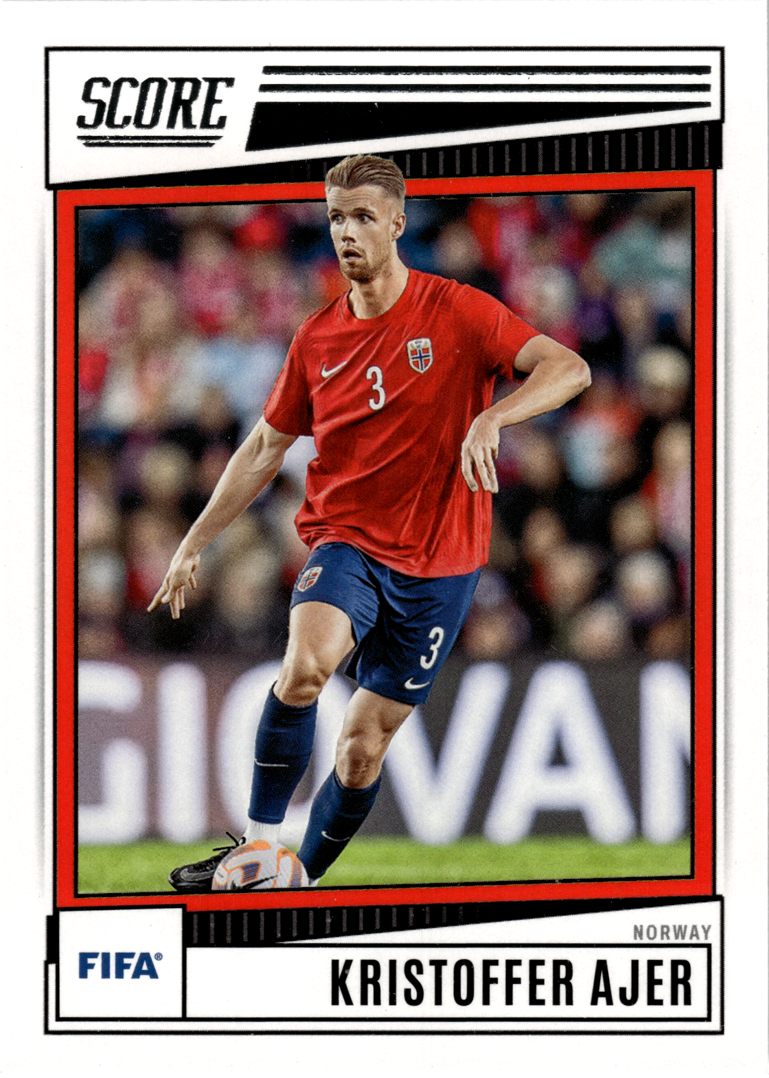 Kristoffer Ajer - Panini Score FIFA Base Set 2022-23, Nr. 122 (Art.-Nr. SG102777)